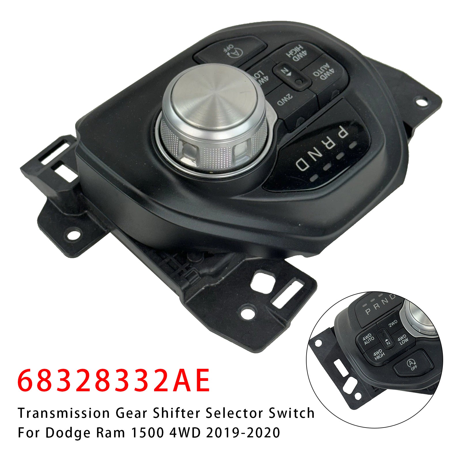 Transmission Gear Shifter Selector Switch 68328332AE For Dodge Ram 1500 4WD