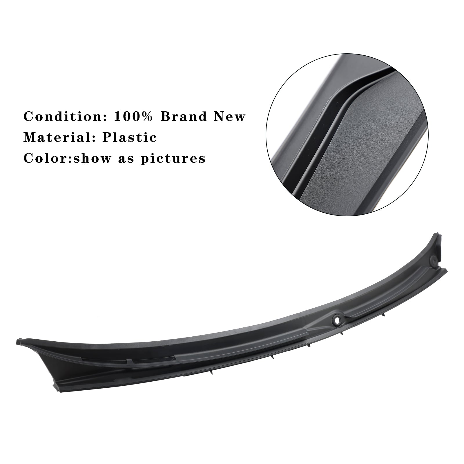 Windshield Wiper Cover Vent Cowl Grille Panel For BMW 3 SERIES E46 COUPE