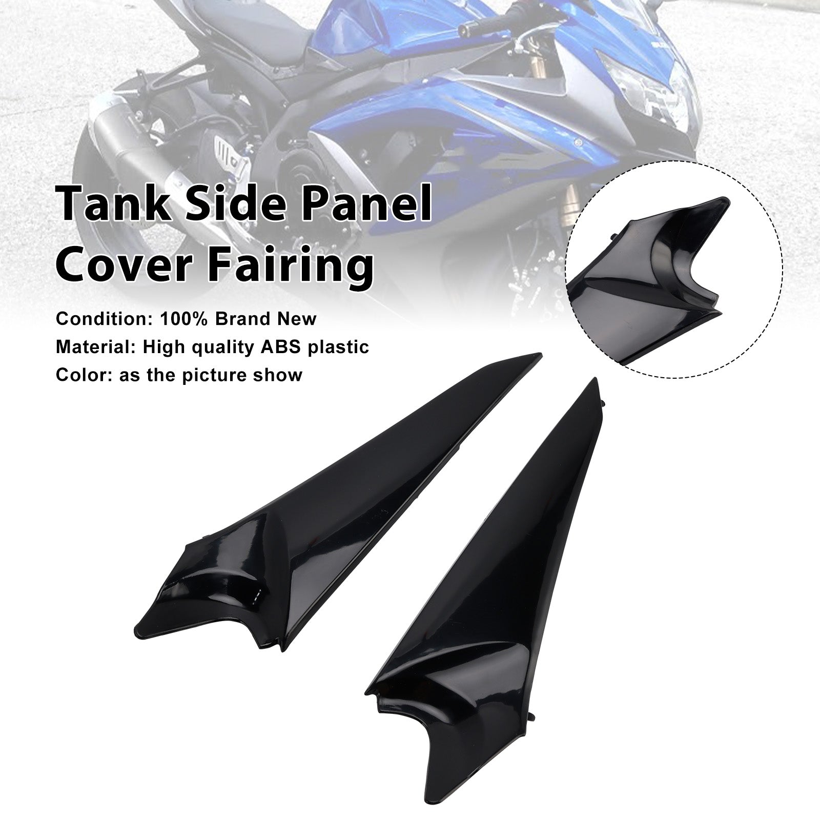 2008-2010 SUZUKI GSXR600 GSXR750 Carénage du panneau de couverture latérale du réservoir