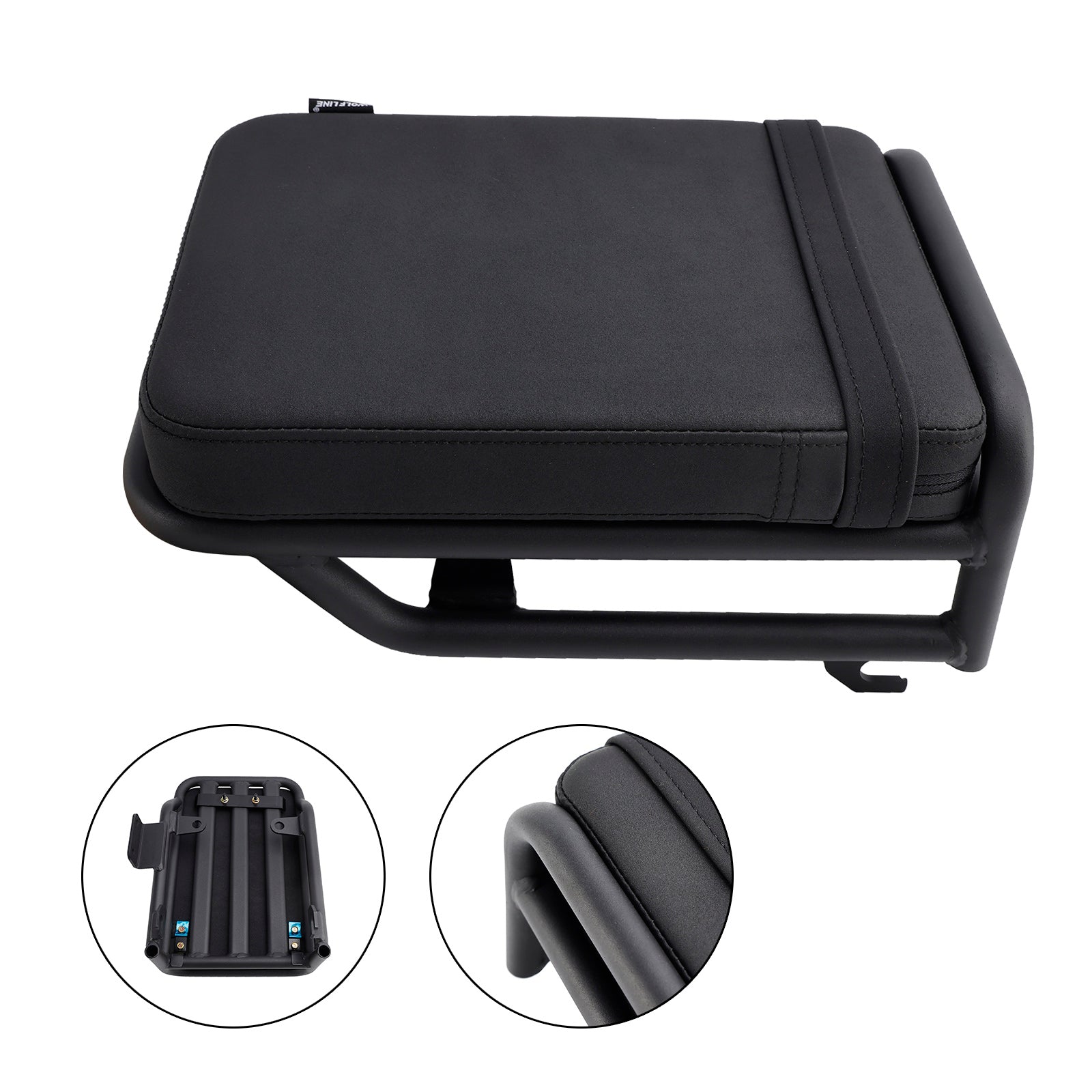 2020-2023 Honda CT125 Hunter Cub 125 Baksätet Passagerarkudde platt PU svart