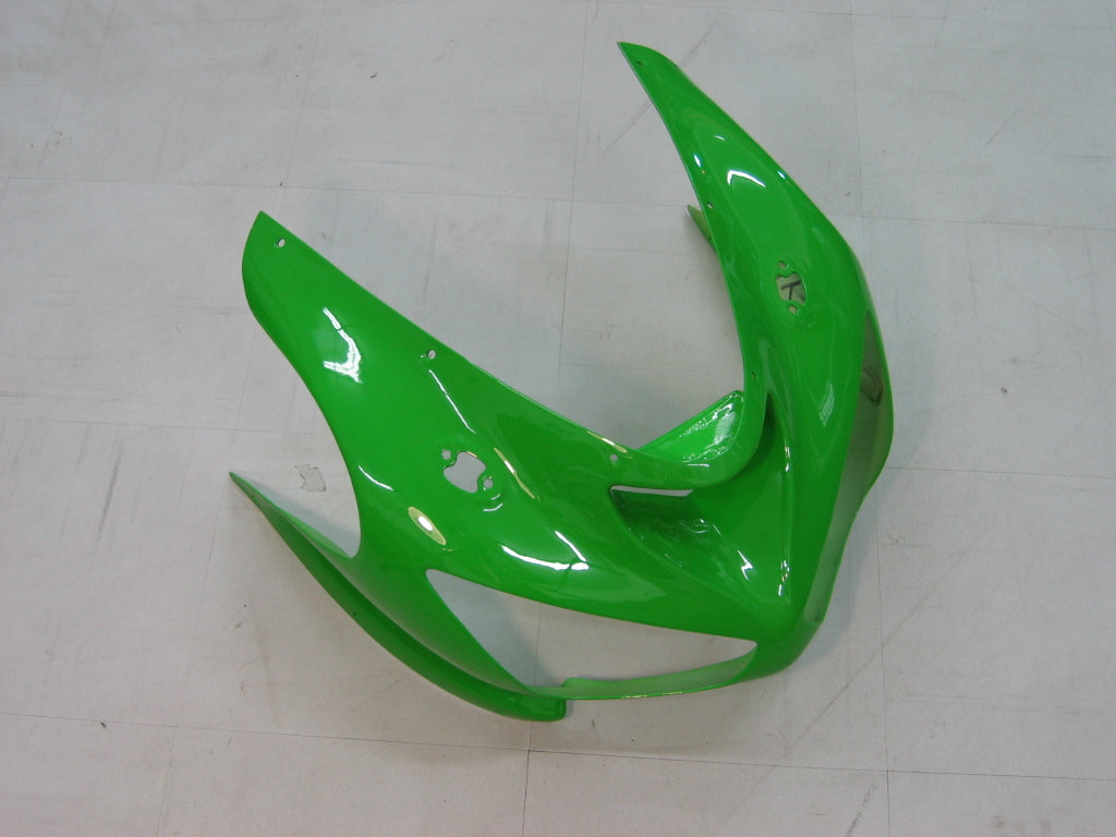 2005-2006 Kawasaki ZX6R 636 Fairings Green Black Ninja Racing Generic