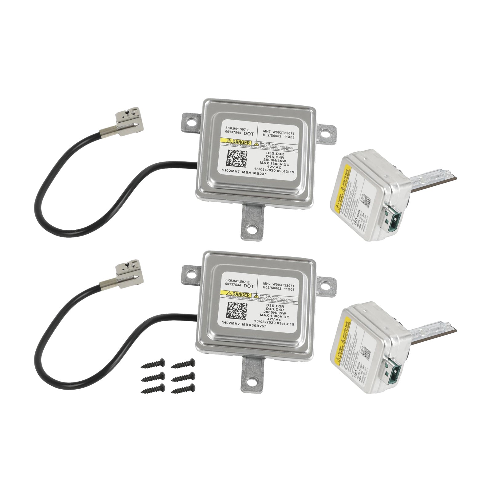 2010-2017 Audi A1 S1 Ballast au xénon et ampoule D3S Module d'unité de commande de lumière HID 8K0941597E