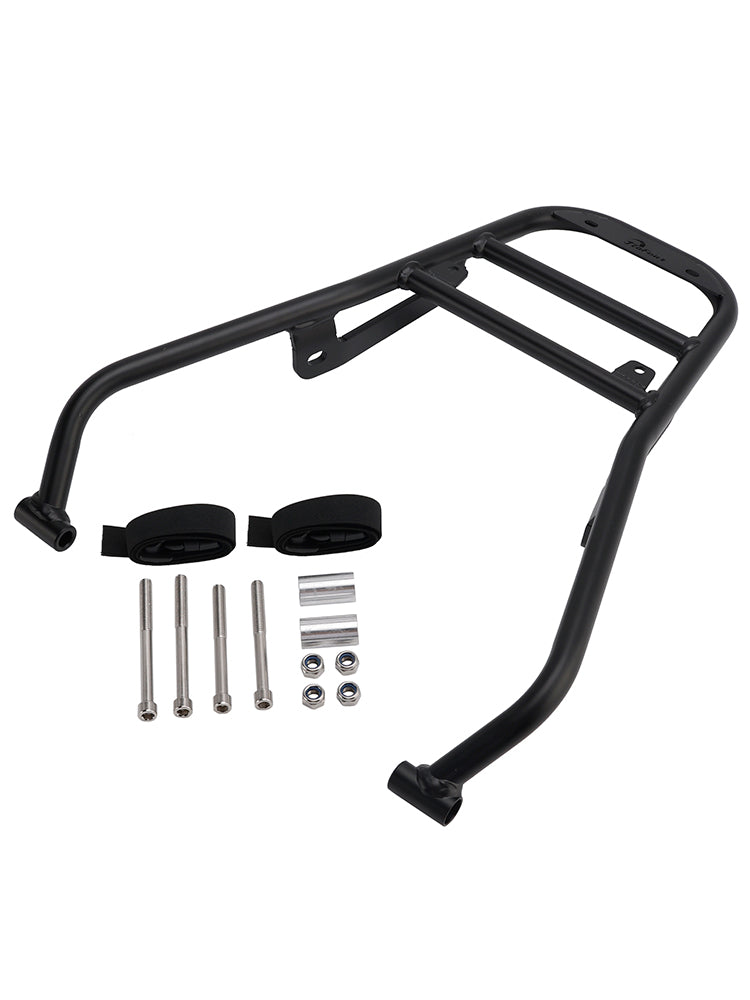 REAR RACK TUBE TYPE LUGGAGE CARRIER - BLACK FOR GUERRILLA 450 2024-2026