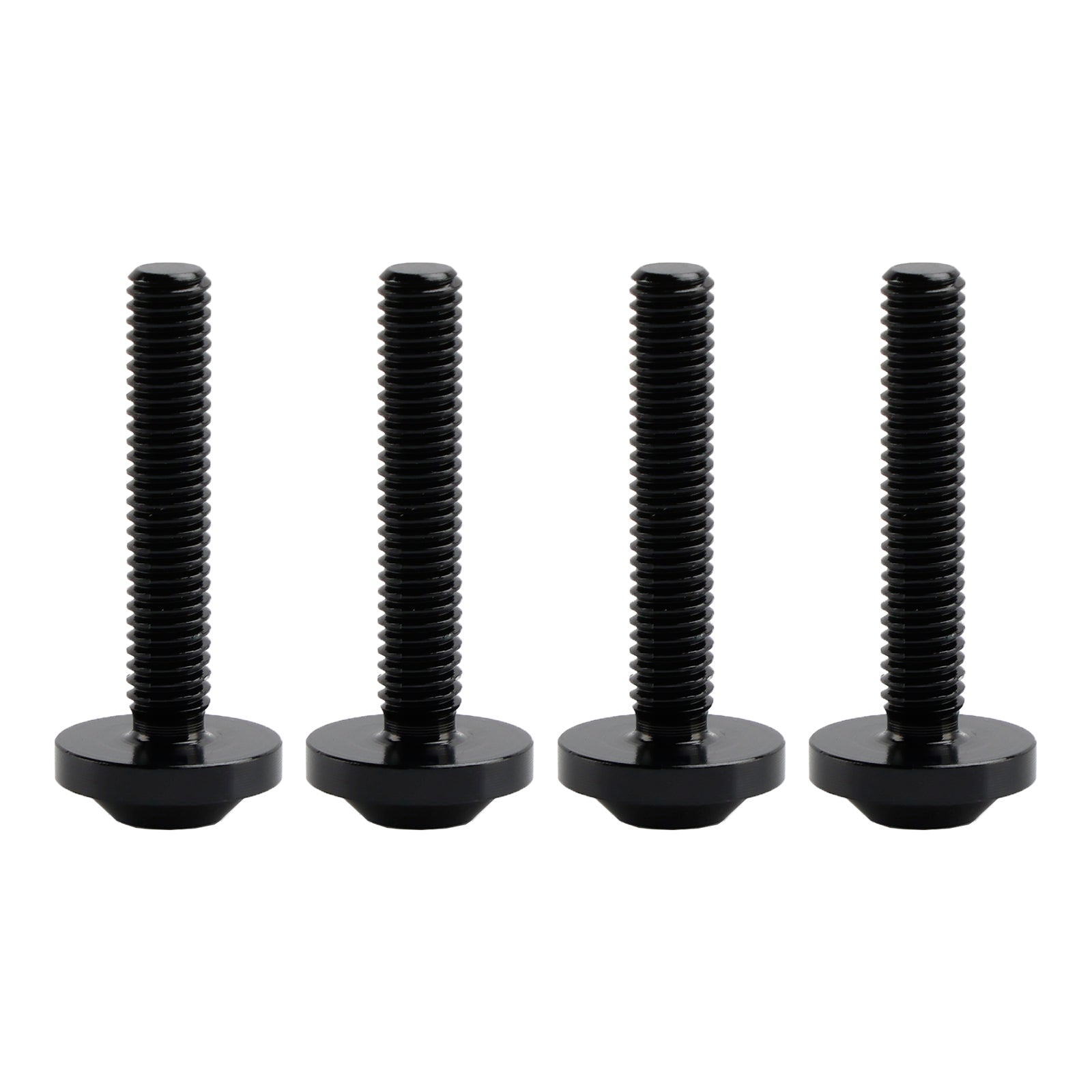 4x ALU Black Decorative Windshield Screws For Road Glide FLTR FLTRX 2015-2023