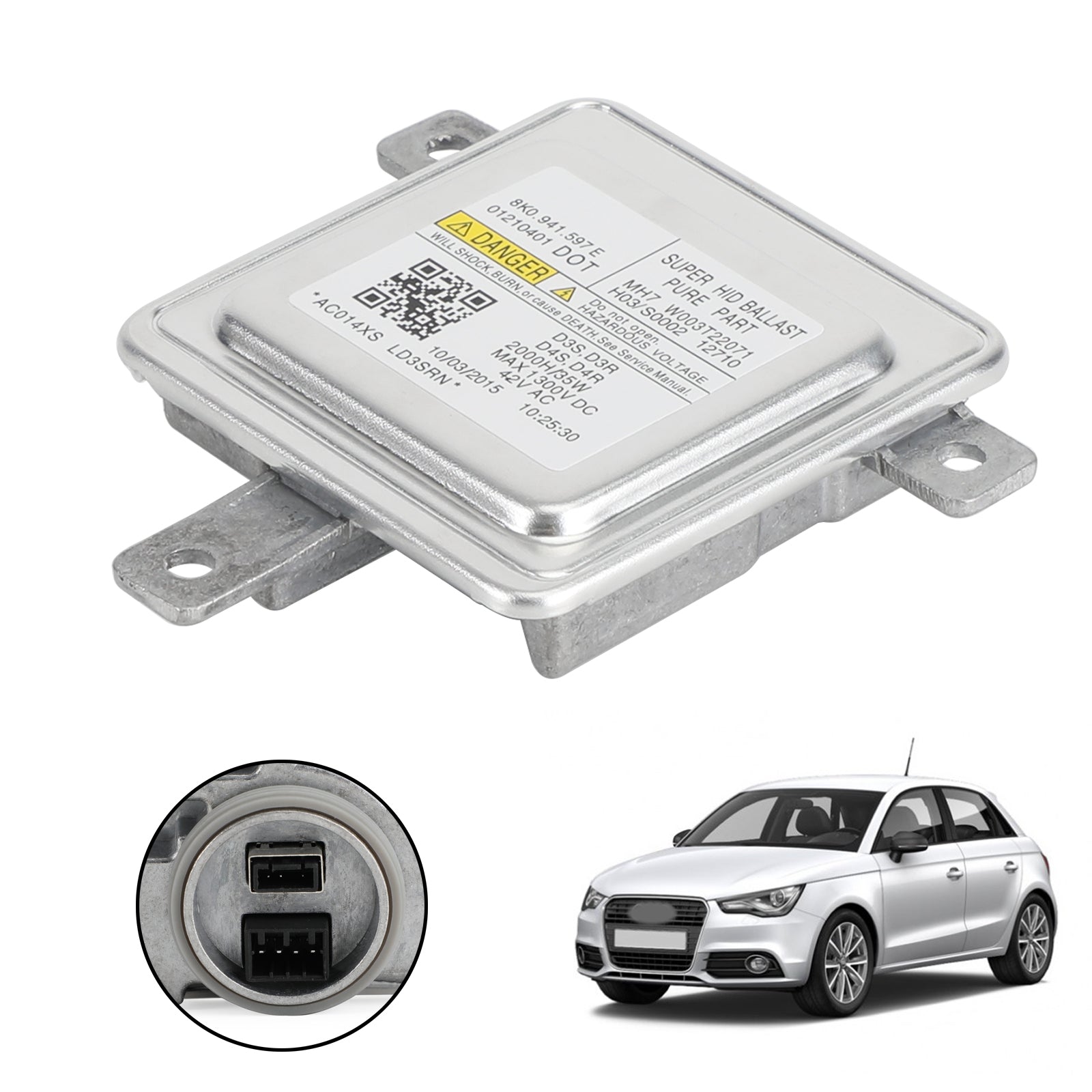 2009-2016 Audi A3 S3 Hid Unité de commande de ballast de phare au xénon 8K0941597E