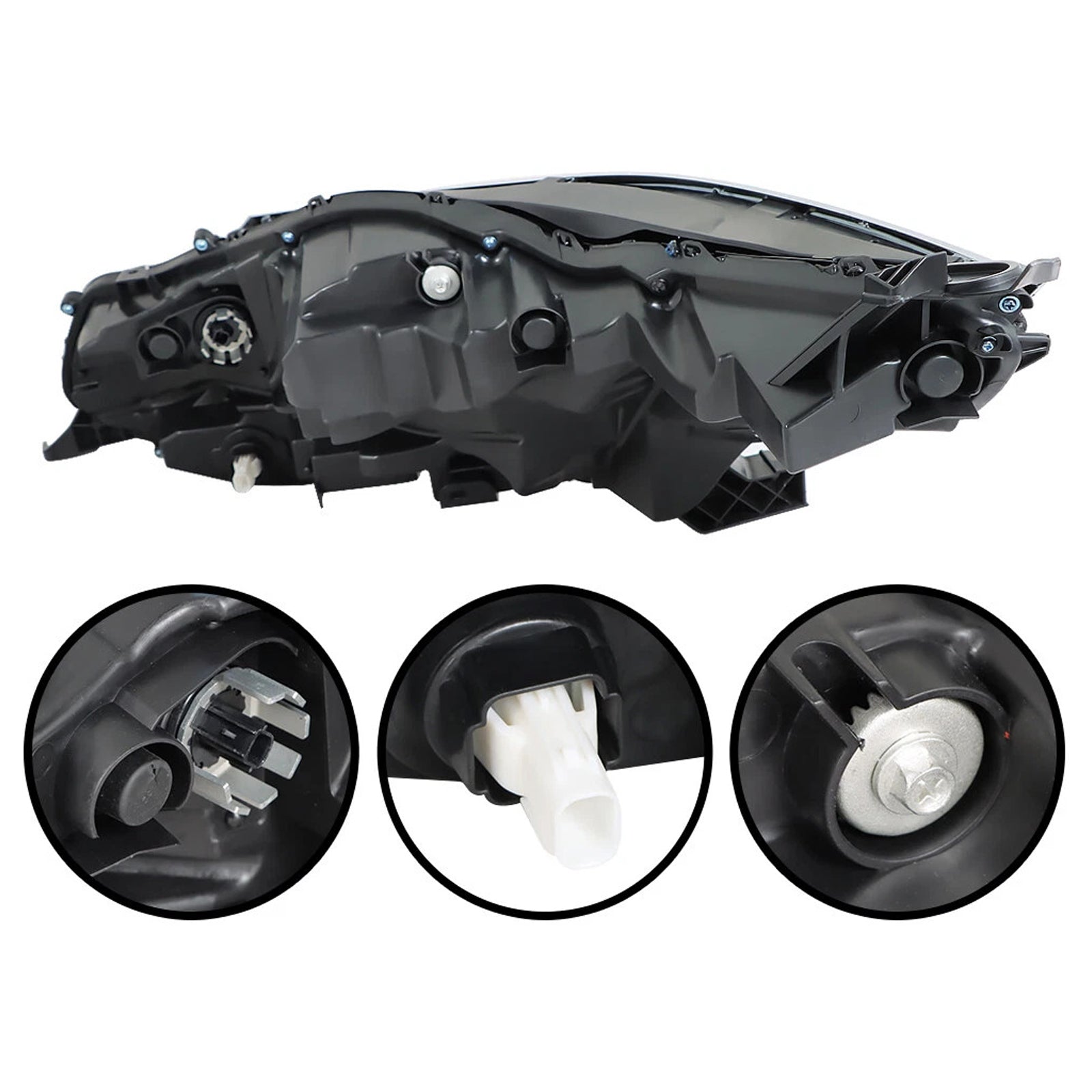 Left+Right LED Headlight Assembly LED For Toyota Sienna LE XLE 2021-2022