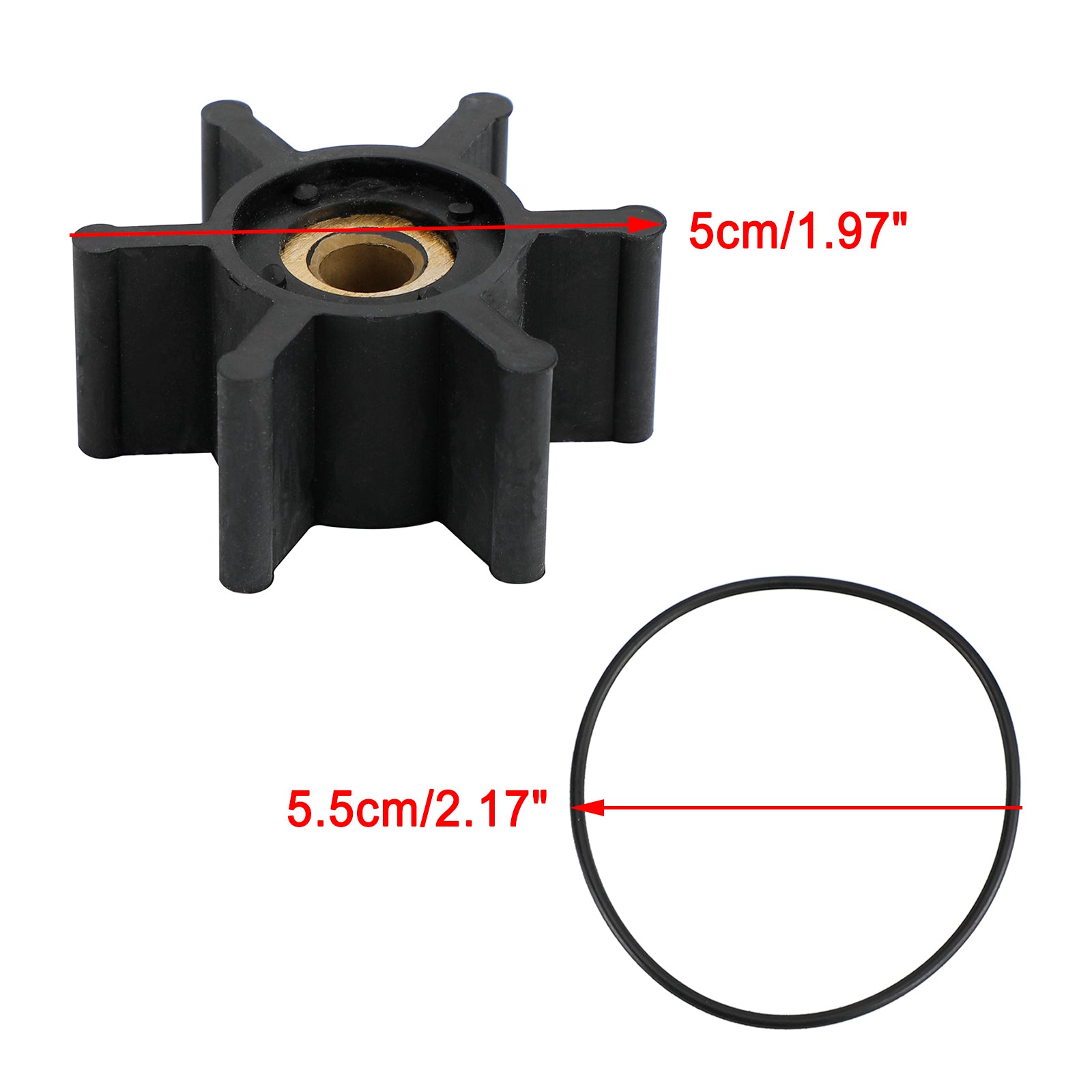 Accessoires de turbine de remplacement noirs adaptés aux pompes de transfert M18 49-16-2771