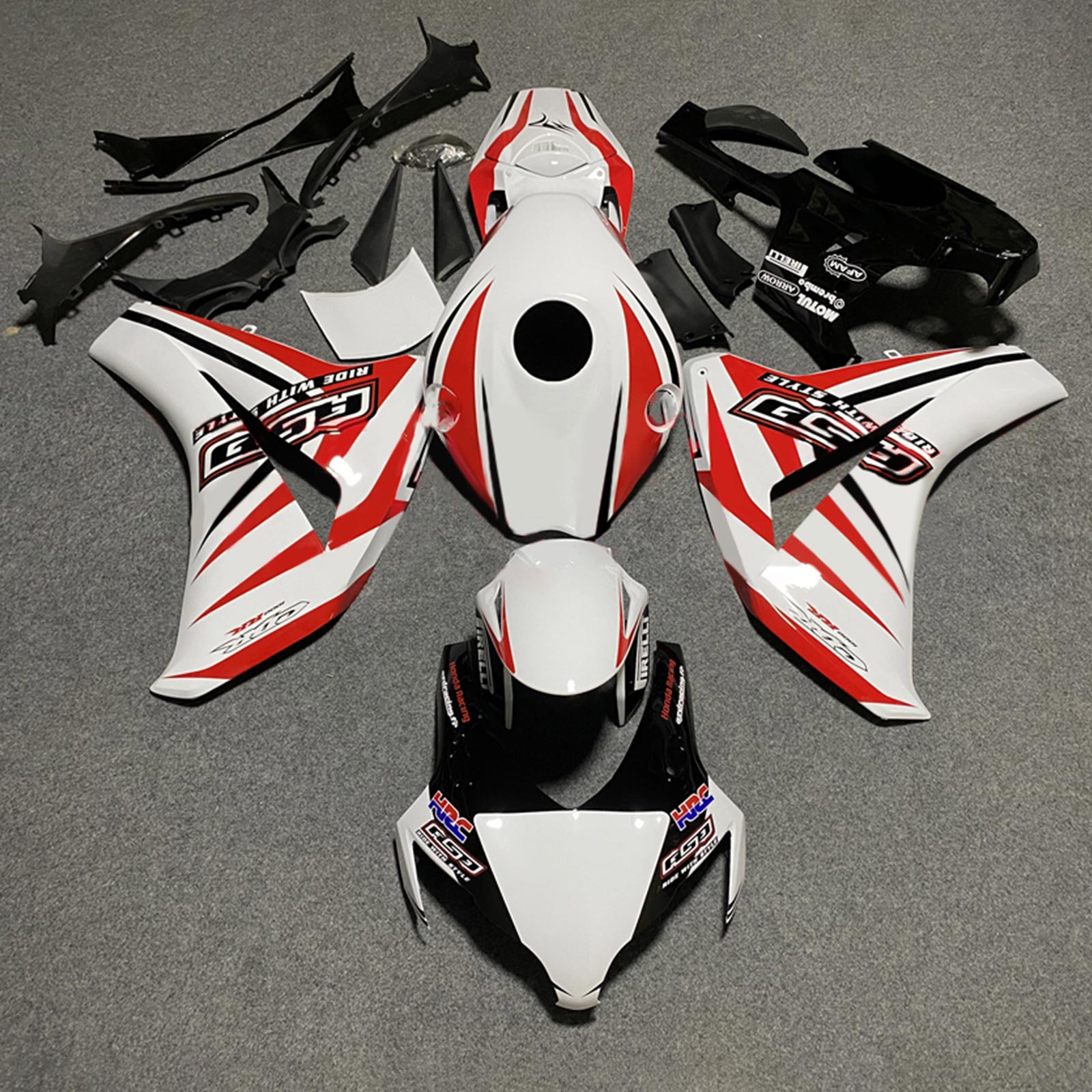 2008-2011 Honda CBR1000RR vstrekovacia kapotážová súprava Bodywork plast#175