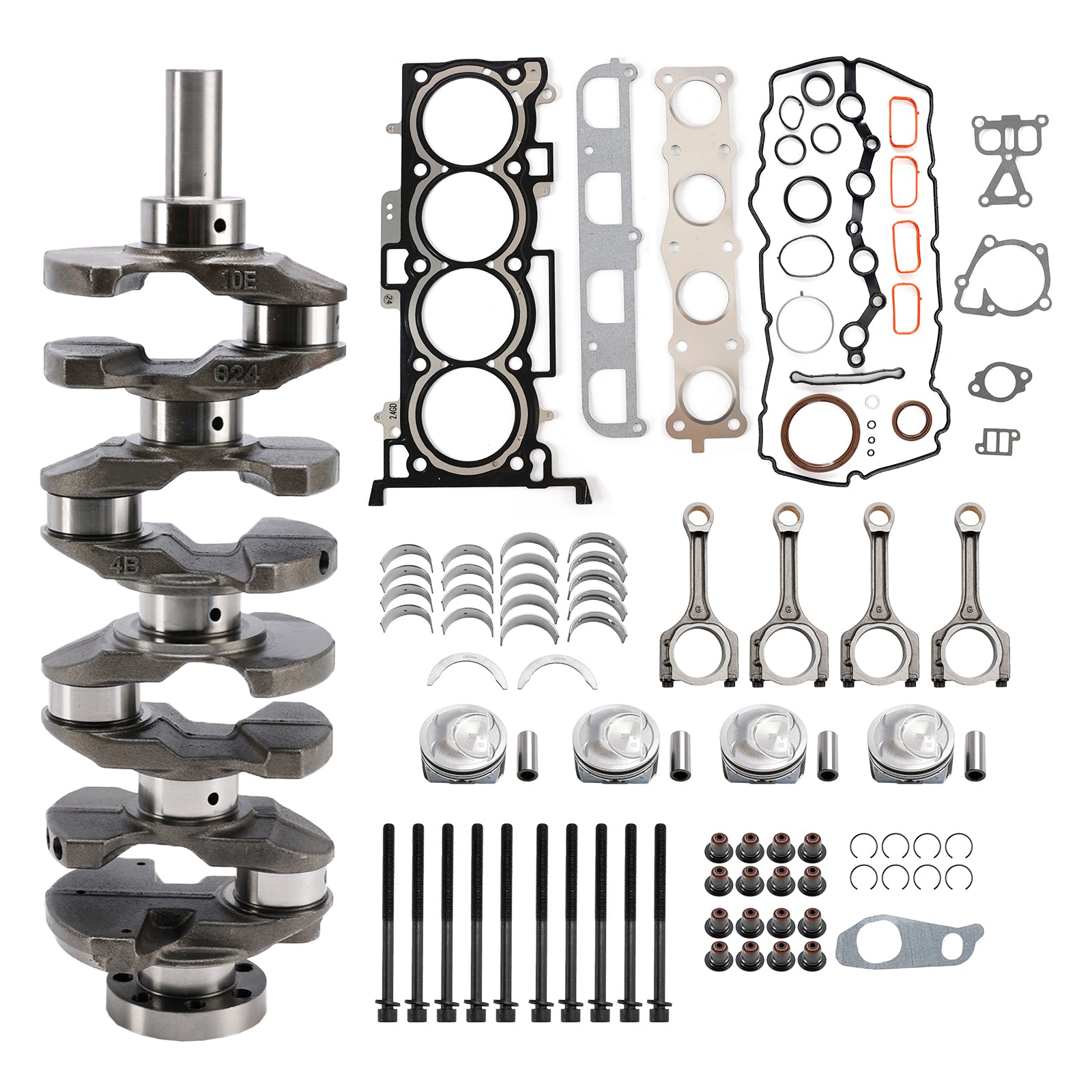 HYUNDAI KIA Sorento G4KJ 2.4L Engine Overhaul Rebuild Kit Crankshaft Rods