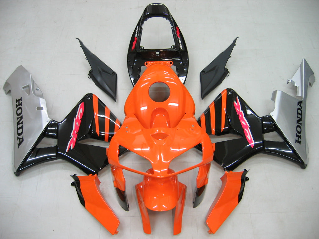 2005-2006 Honda CBR 600 RR Orange et Noir CBR Honda Racing Carénages Générique