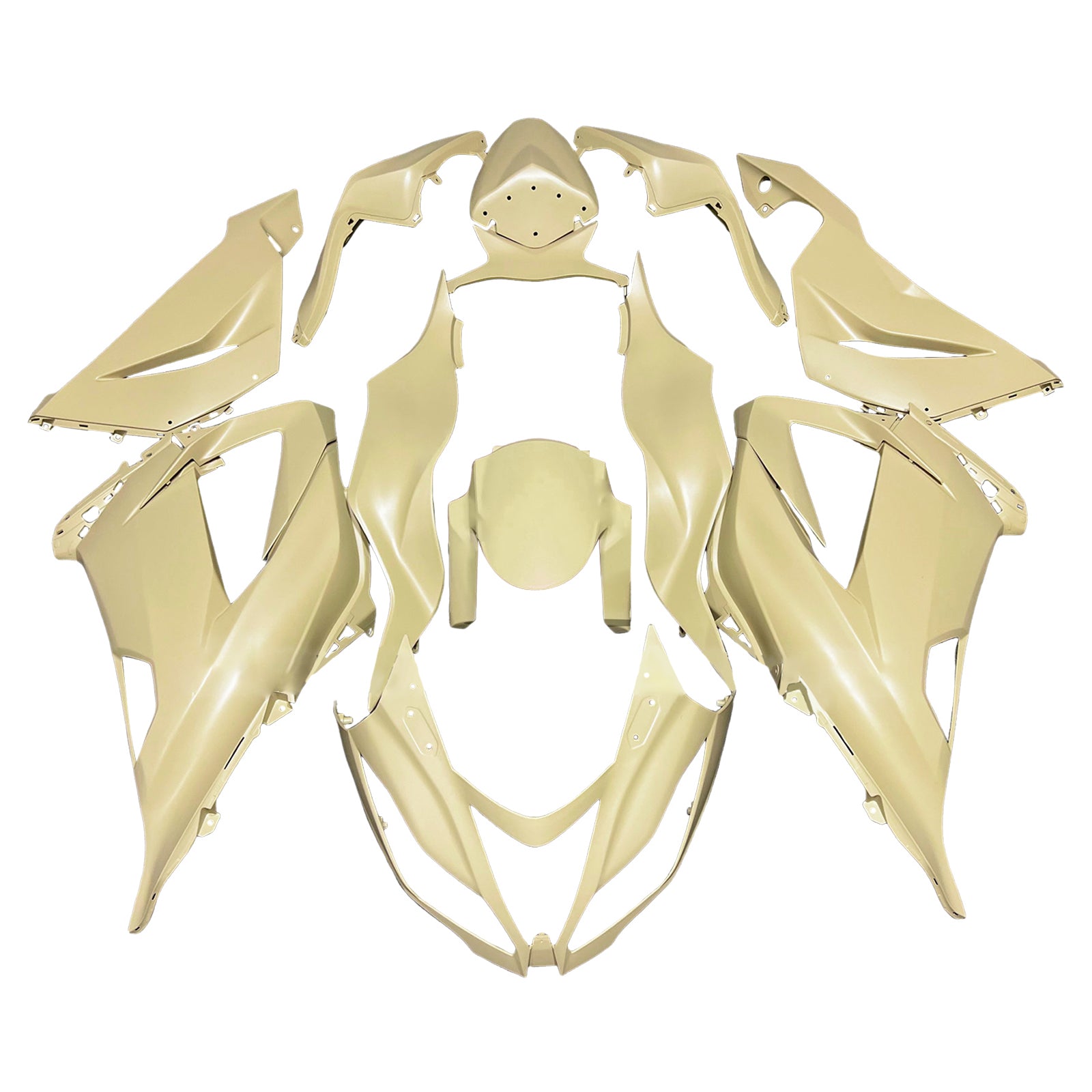 Injeksjon Fairing Kit Bodywork Plast Abs Fit for Kawasaki ZX6R 636 2013-2018