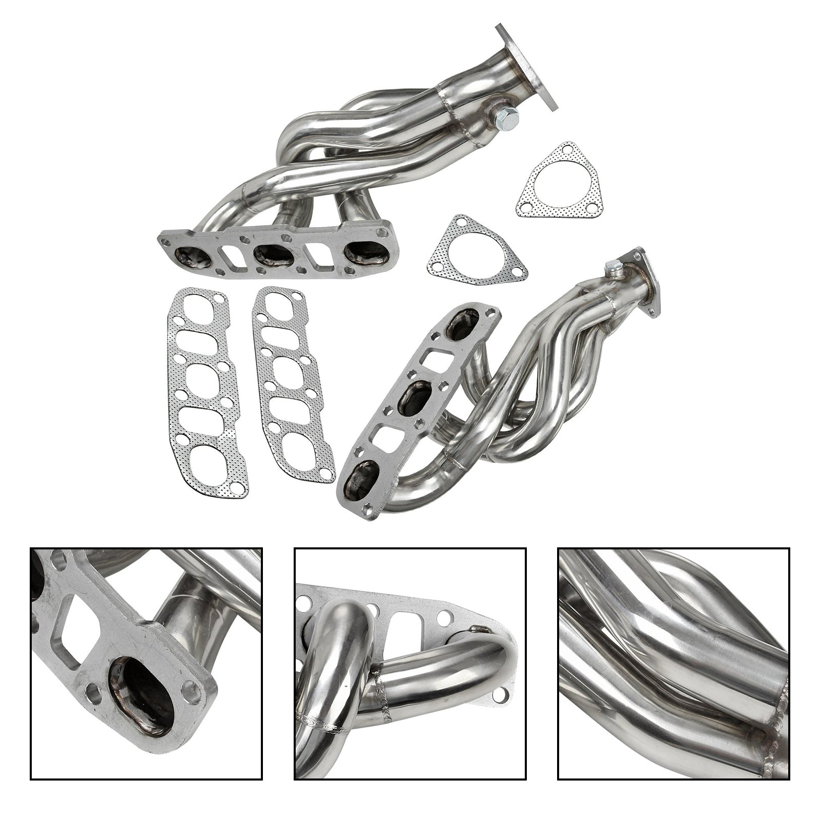 Colector de escape de acero inoxidable compatible con Suzuki Samurai & Geo Tracker 1.3L 1.6L L4 86-96