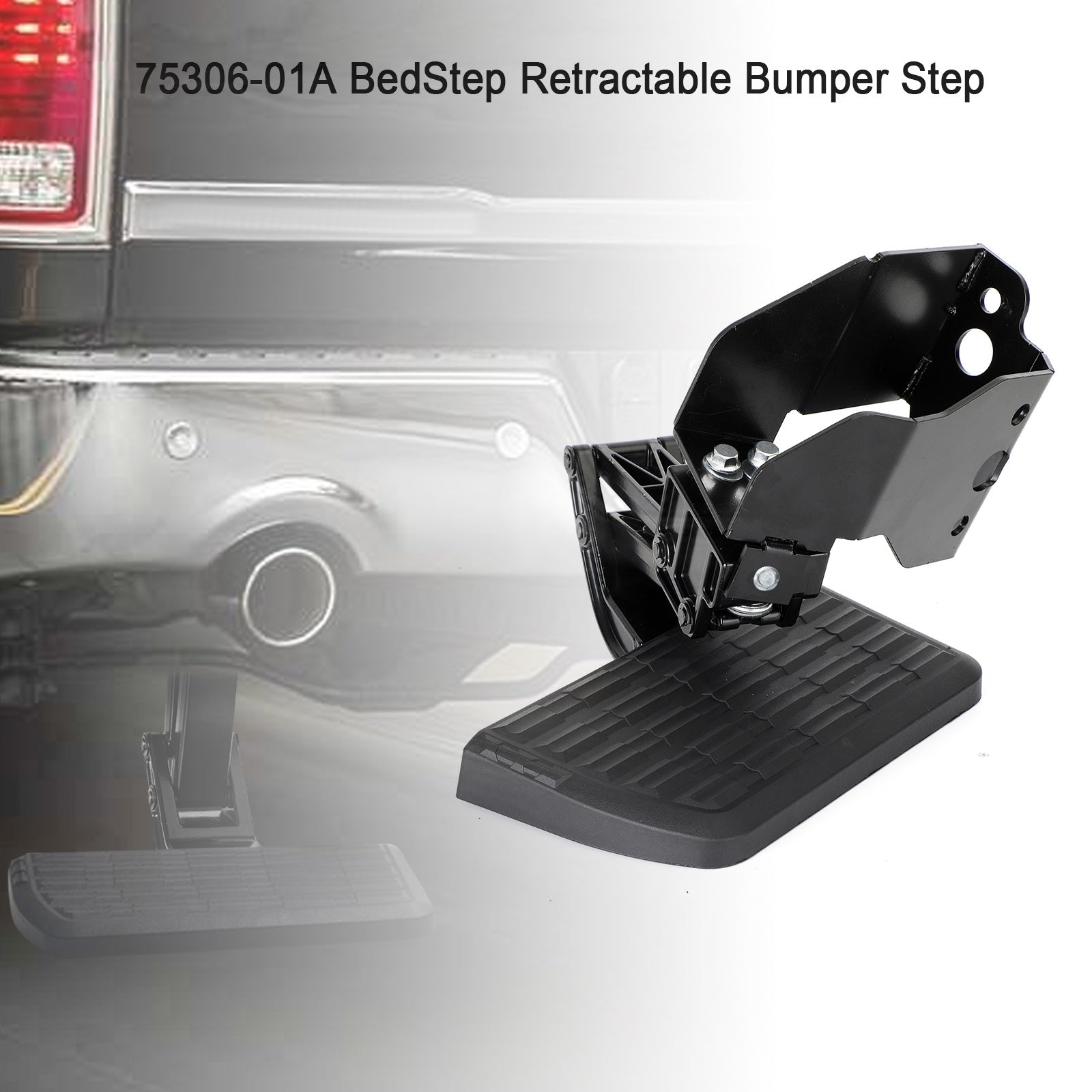2009-2018 Ram 1500 BedStep Retractable Bumper Step 75306-01A