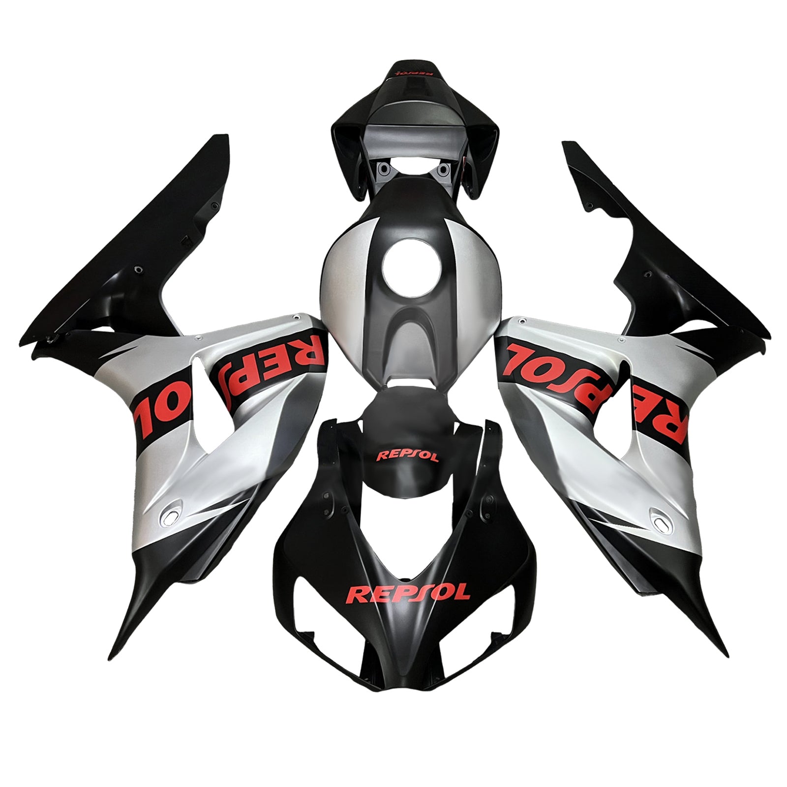 Injektionssats Kit Kroppsverk Plast ABS för Honda CBR1000RR 2006-2007