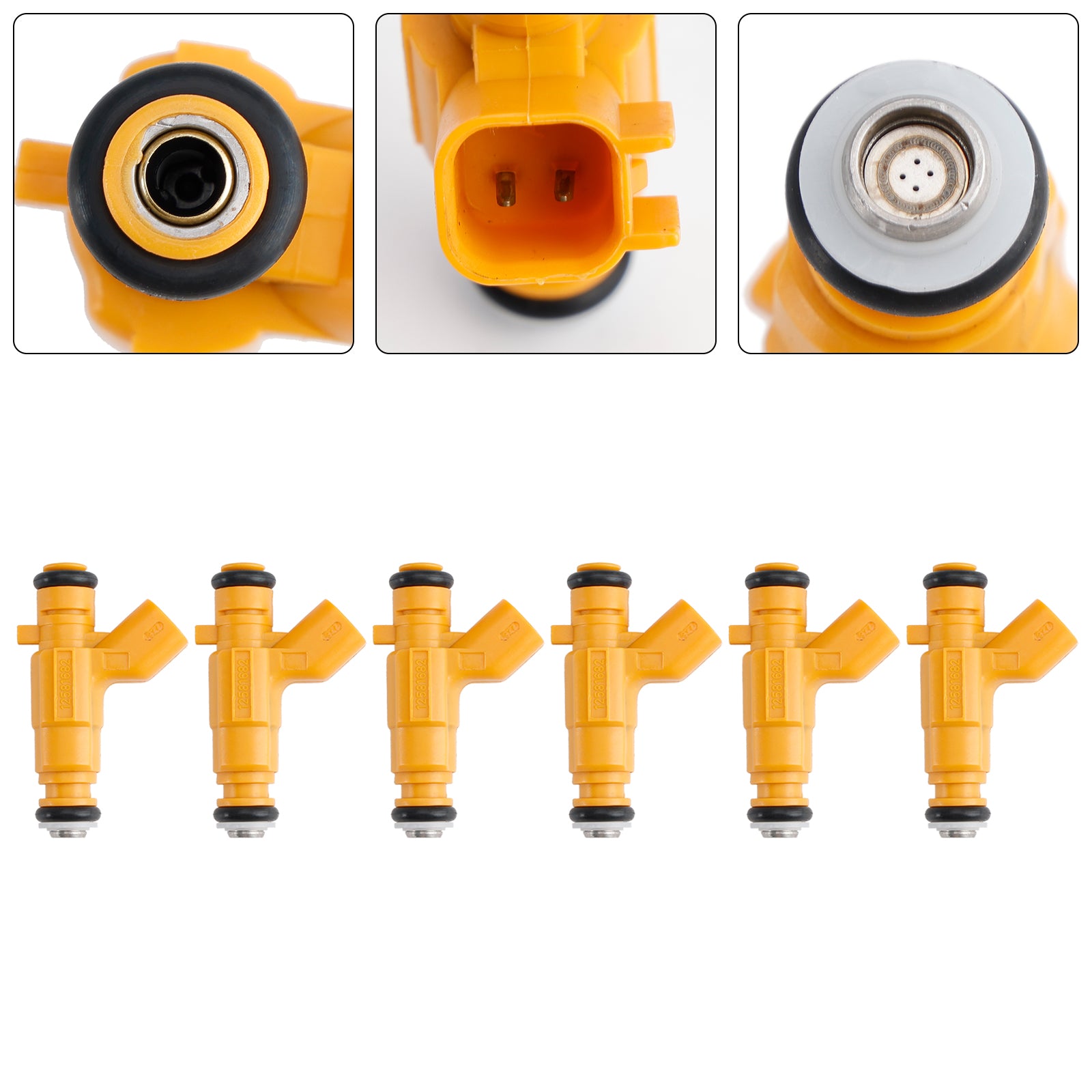 6PCS Brandstofinjector 0280156129 Fit Vauxhall Vectra Fit Saab 9-3 2.8L 12581682