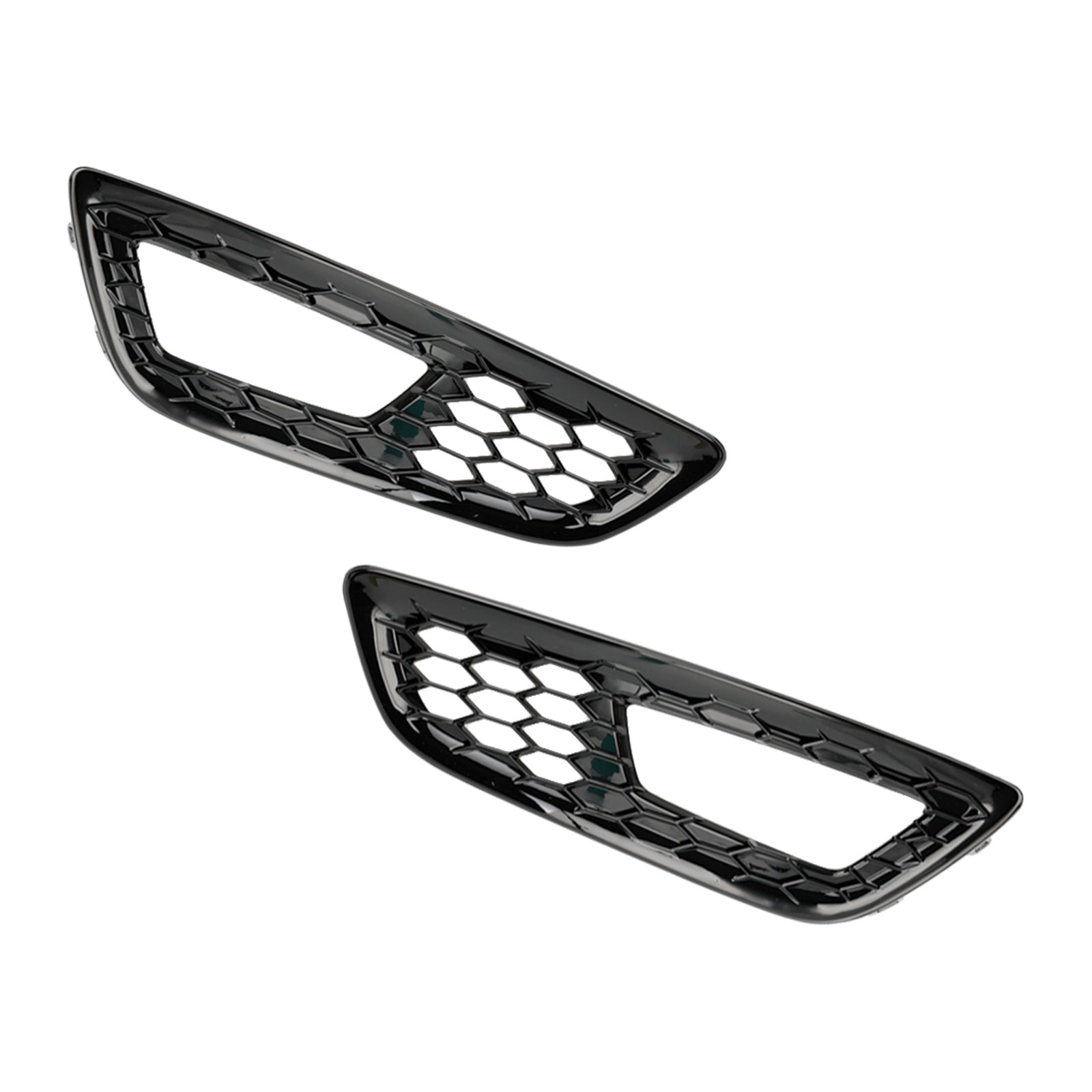 2015-2018 Ford Focus 2 STUKS Voorbumper Mistlamp Lamp Cover Bezel Grille F1EZ15266D