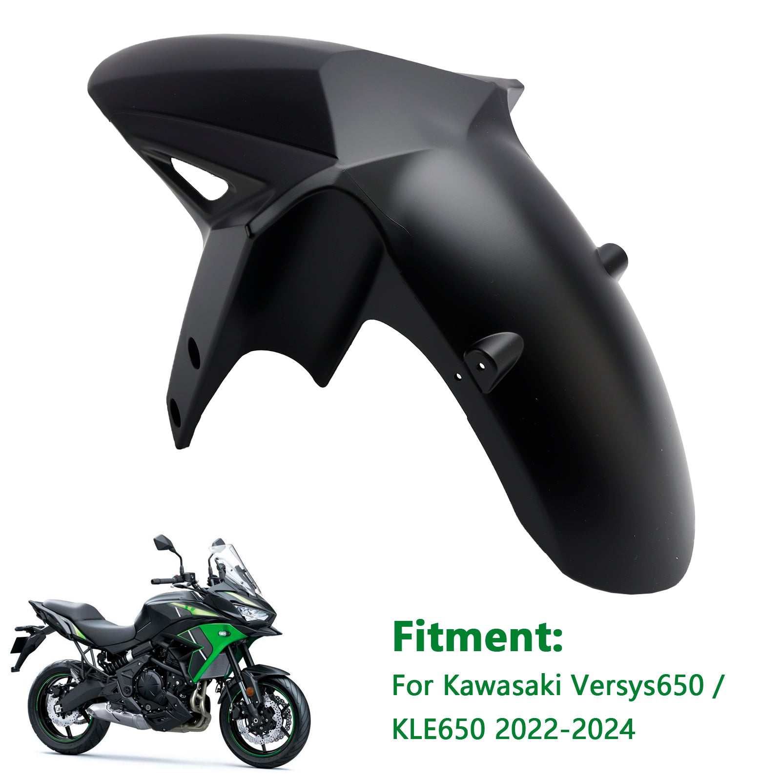 Voorspatbord spatbord kuip voor Kawasaki Versys 650 KLE650 2022-2024