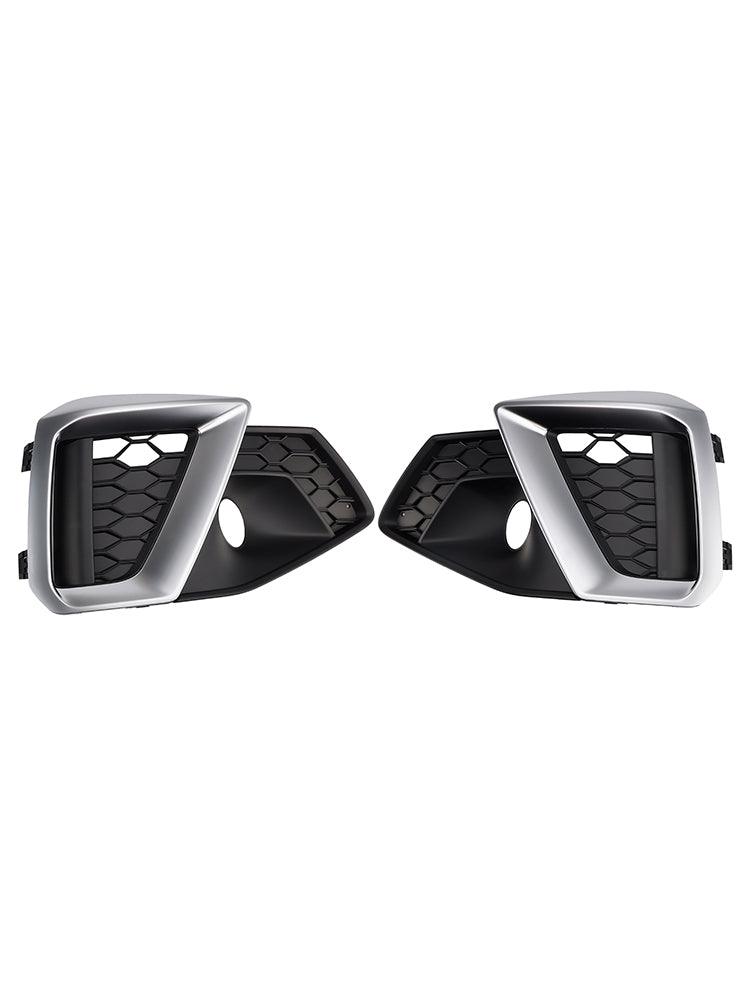 2020-2024 Audi A4 B9.5 S-Line Silver främre stötfångare Nedre dimgallerskydd