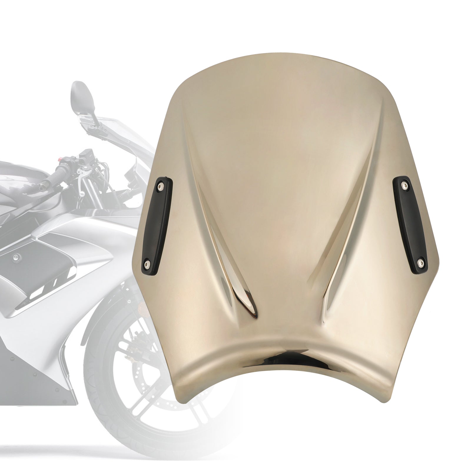 Moto avec guidon 22mm / 7/8 "pare-brise pare-brise universel