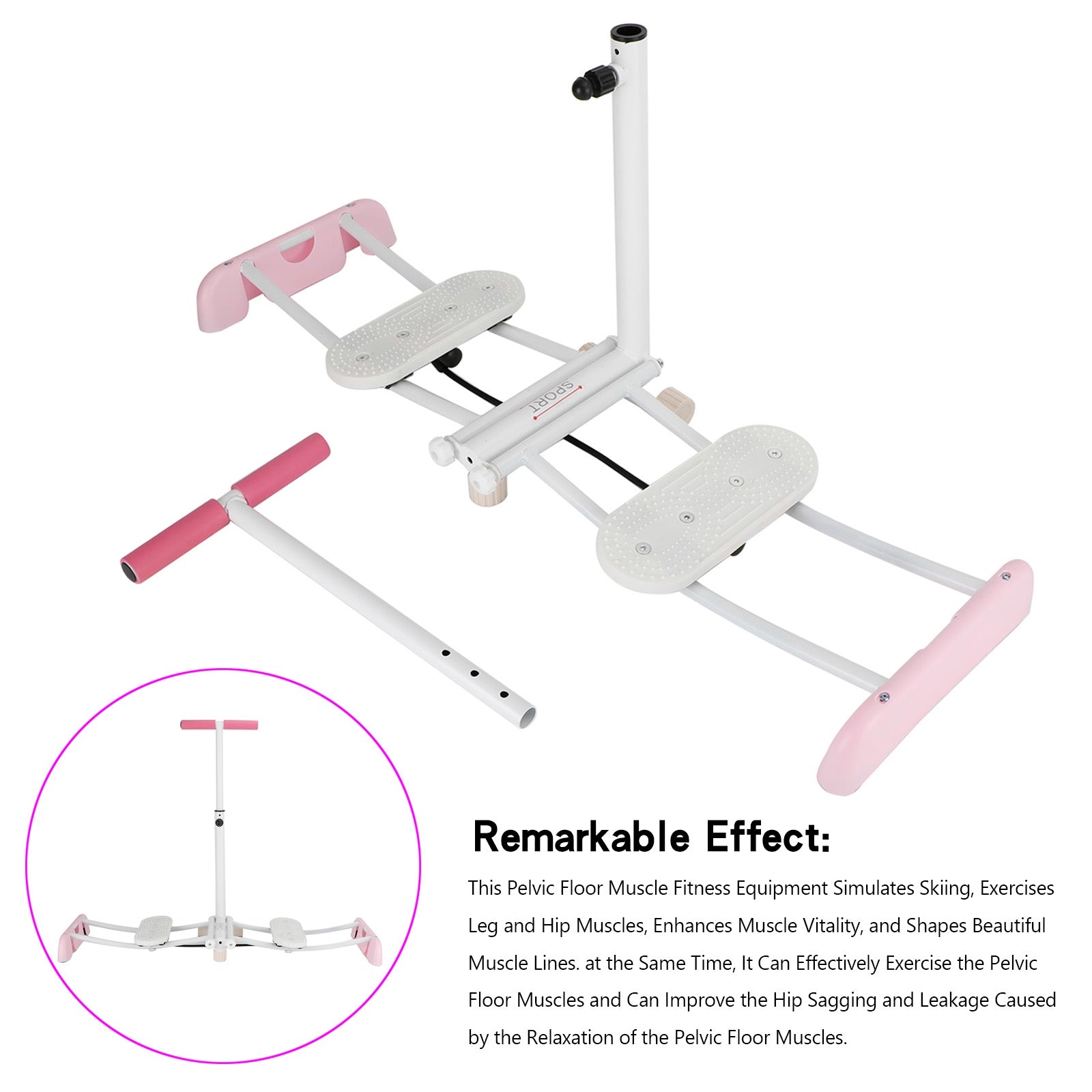 Ski-oefeningsmachine Beenoefening Bekkenspier Heuptrainer Dijtrainer