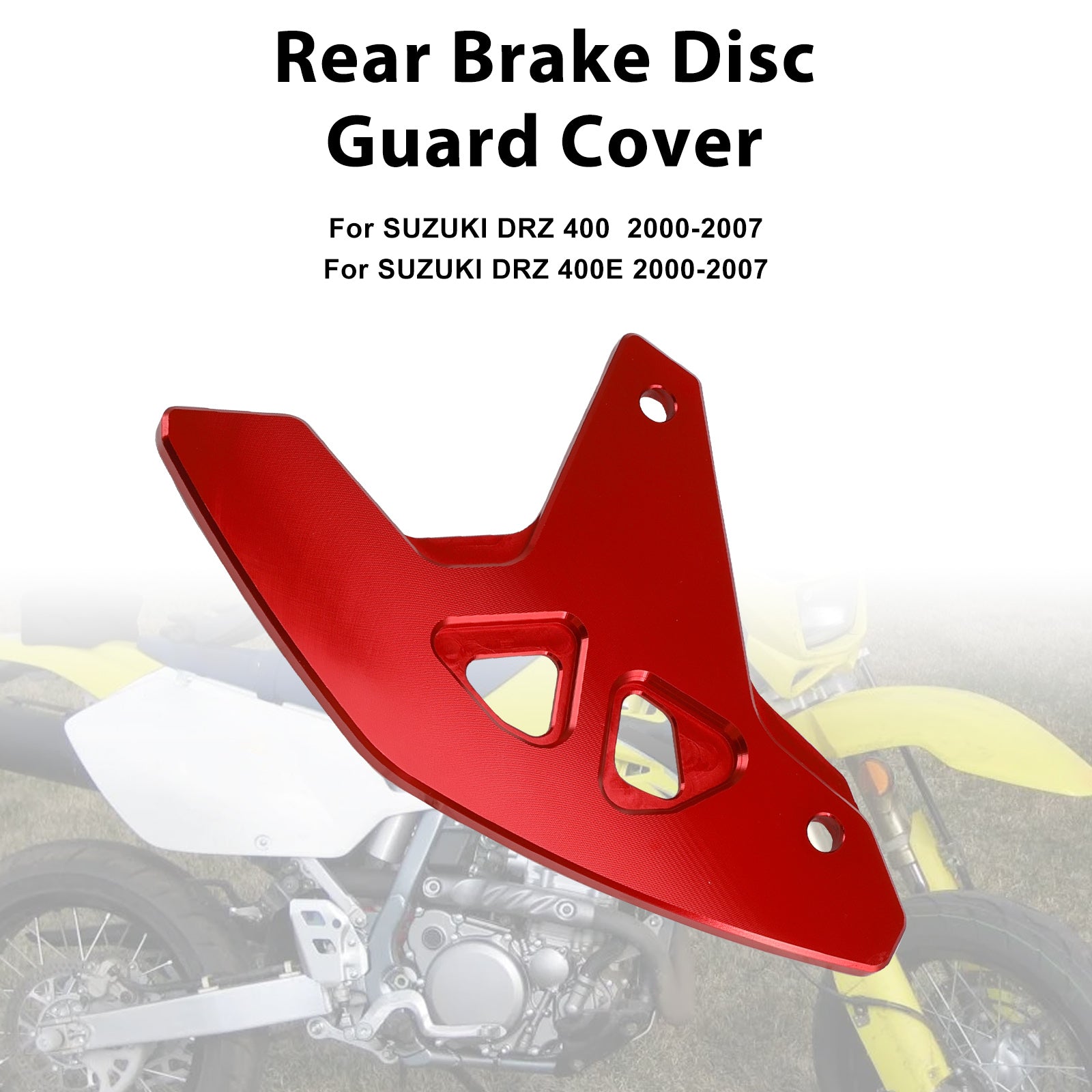 Achterremschijfbeschermer voor Suzuki DR-Z400SM 2000-2024 DRZ400/S/E