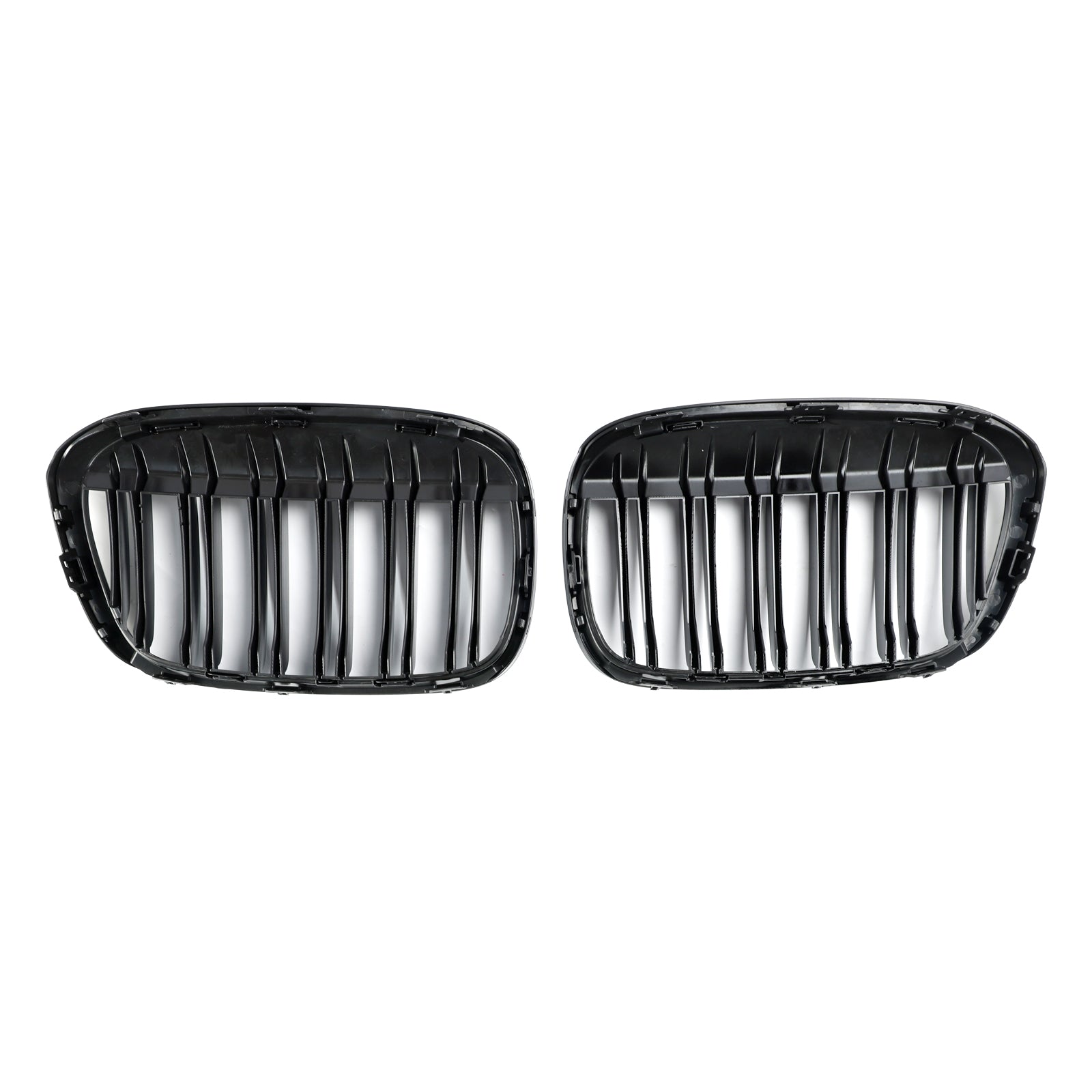 2016-2019 BMW X1 F48 F49 2PCS Grille de calandre avant noire brillante