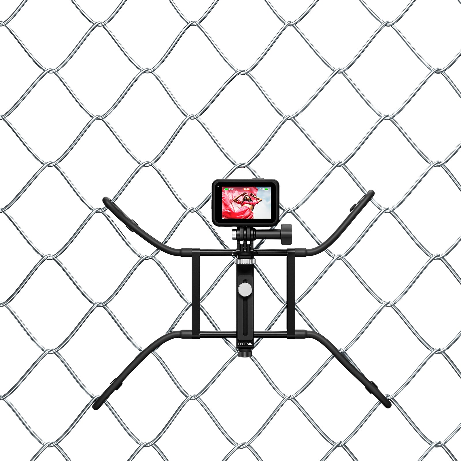 Baseball Tennis Live Broadcast Hanging Net Bracket Stand for GoPro DJI Action4