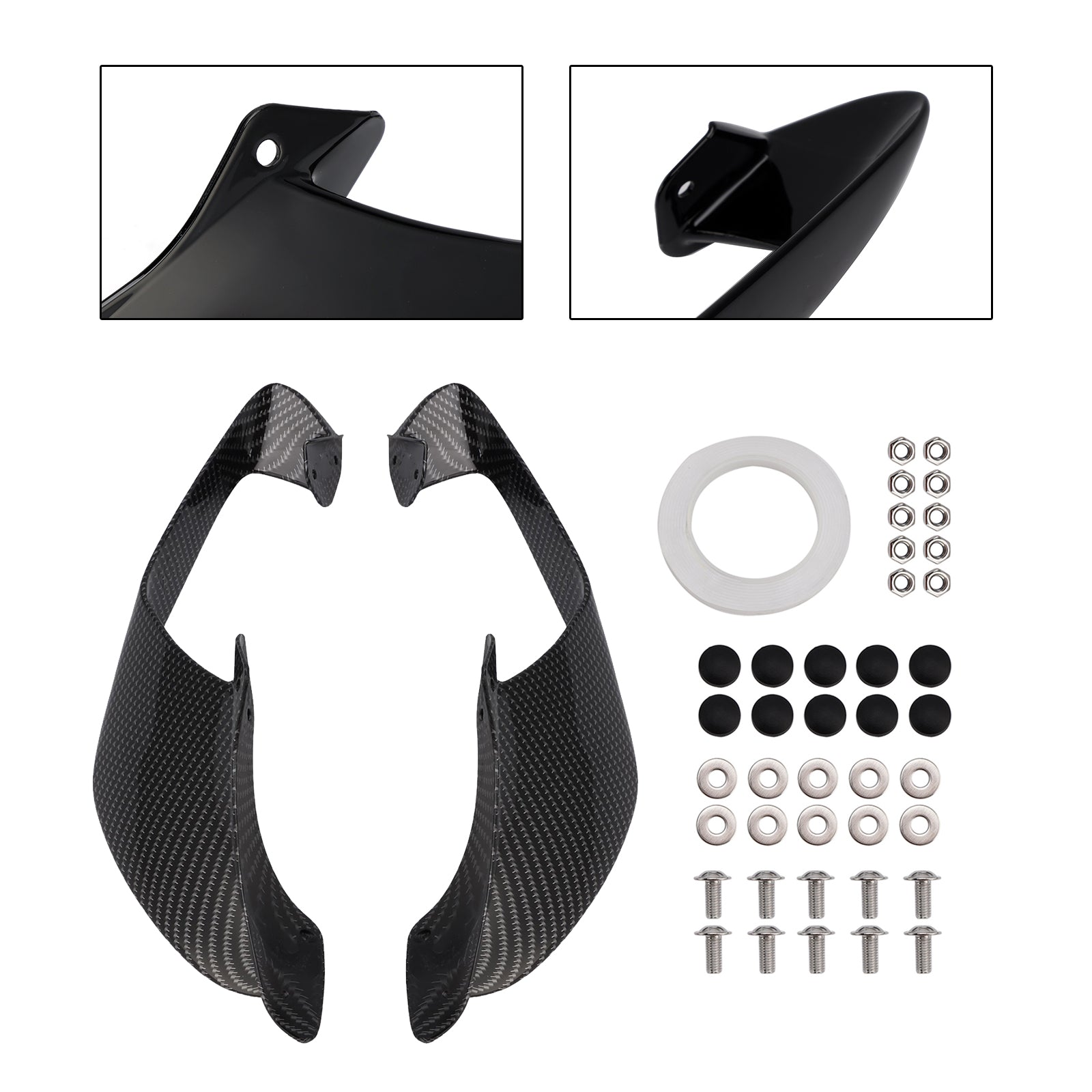 2021-2024 Yamaha YZF R1 R1M ailes latérales avant ailes becquet carénage
