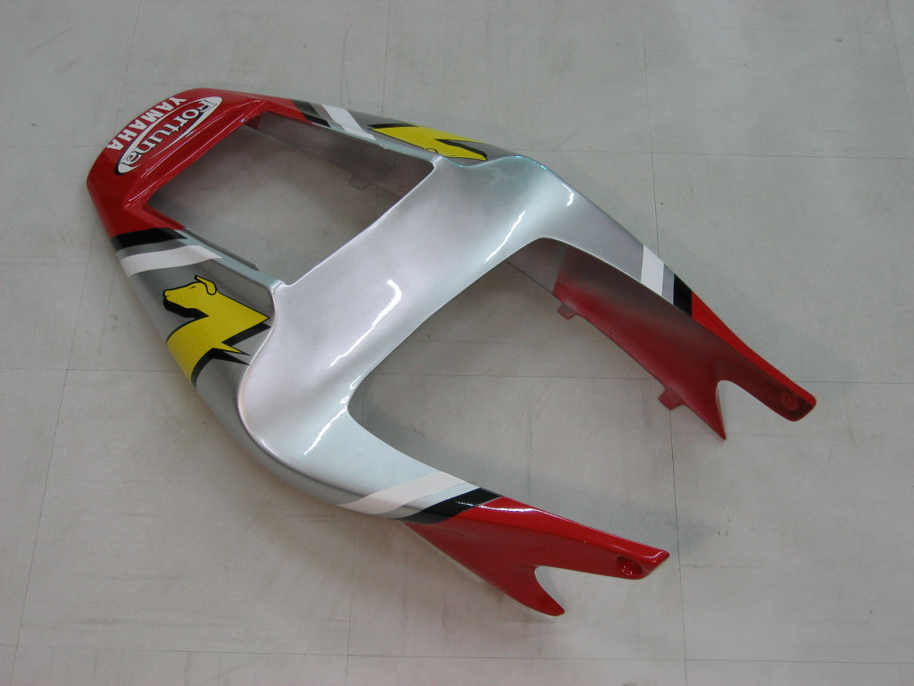 1998-1999 Yamaha YZF-R1 Red Silver No.7 Fortuna Racing Amotopart Fairings Customs Fairing