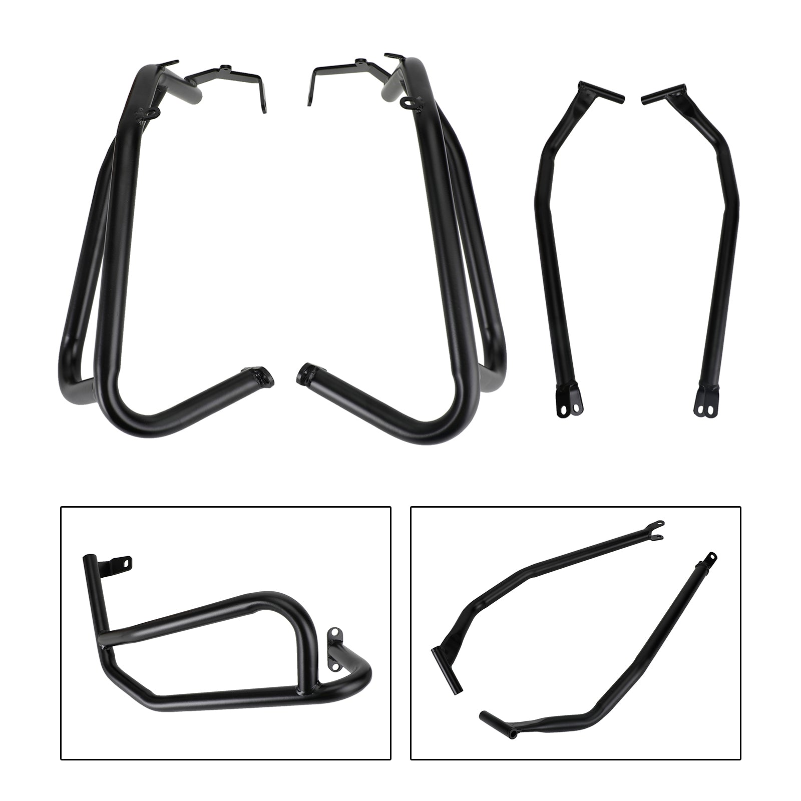 Engine Protection Guard Crash Bar Upper Lower Fits For Honda Crf250 Rally 17-20