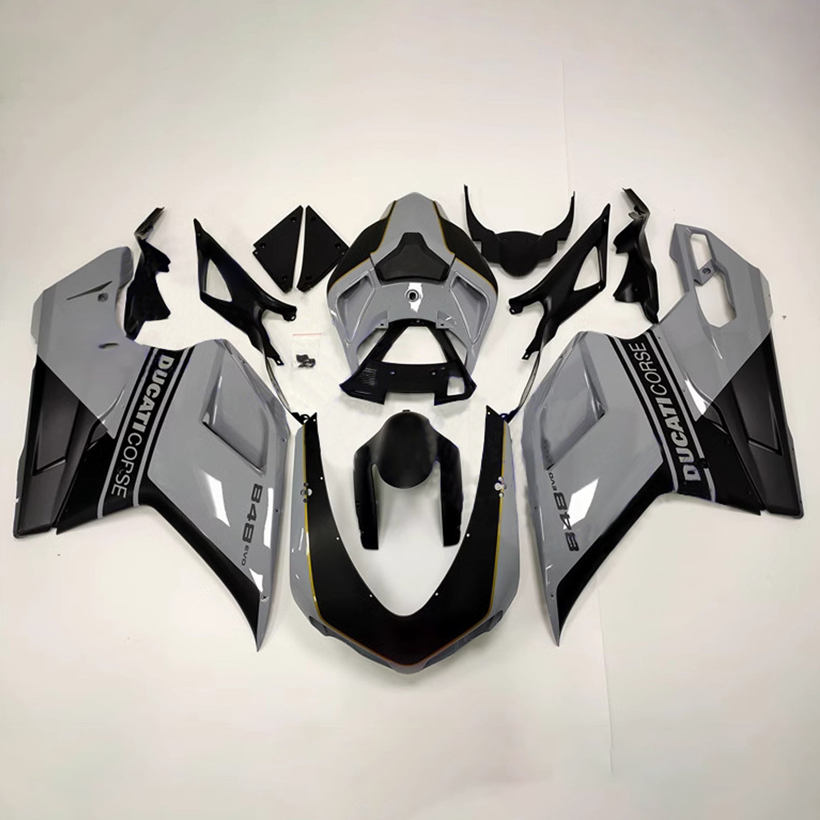 2007-2011 Ducati 1098 1198 848 Kit de carénage Bodywork Abs