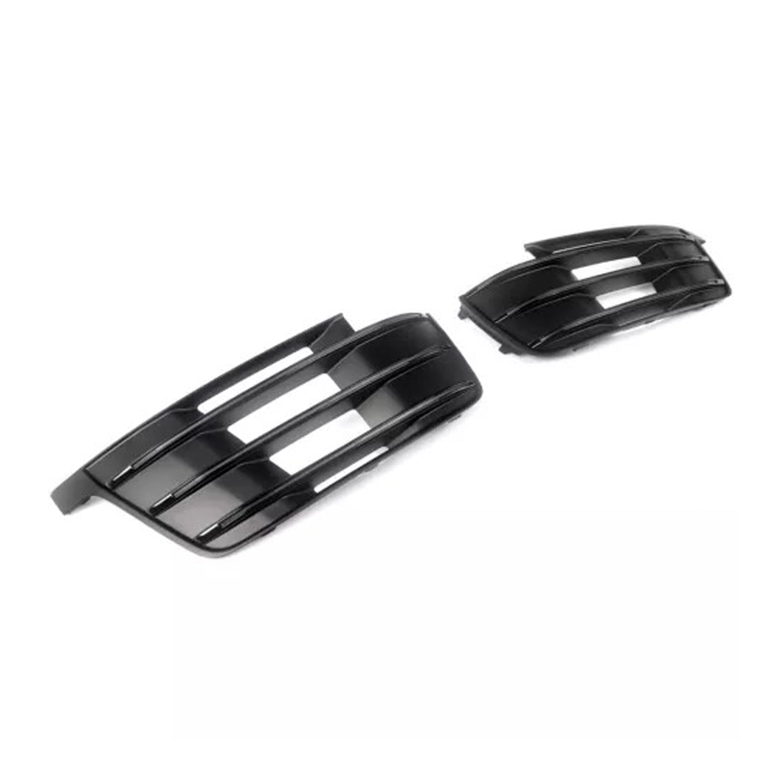 2016-2019 Audi Q7 S-Lijn 2X Originele Auto Voorbumper Mistlamp Roosters 4M0807681D 4M0807682D