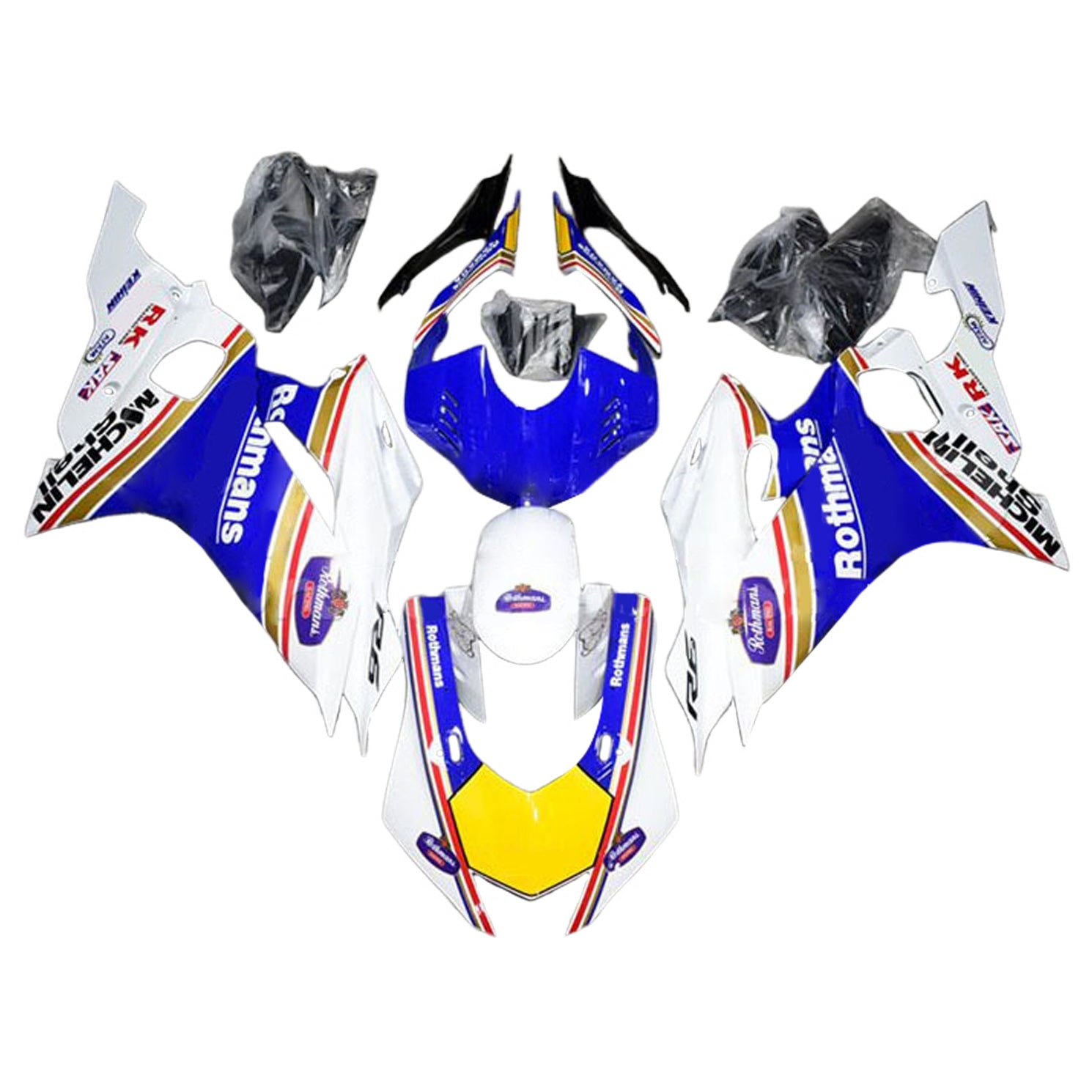 Kit de carénage d'injection Yamaha YZF-R6 2017-2023 carrosserie plastique ABS