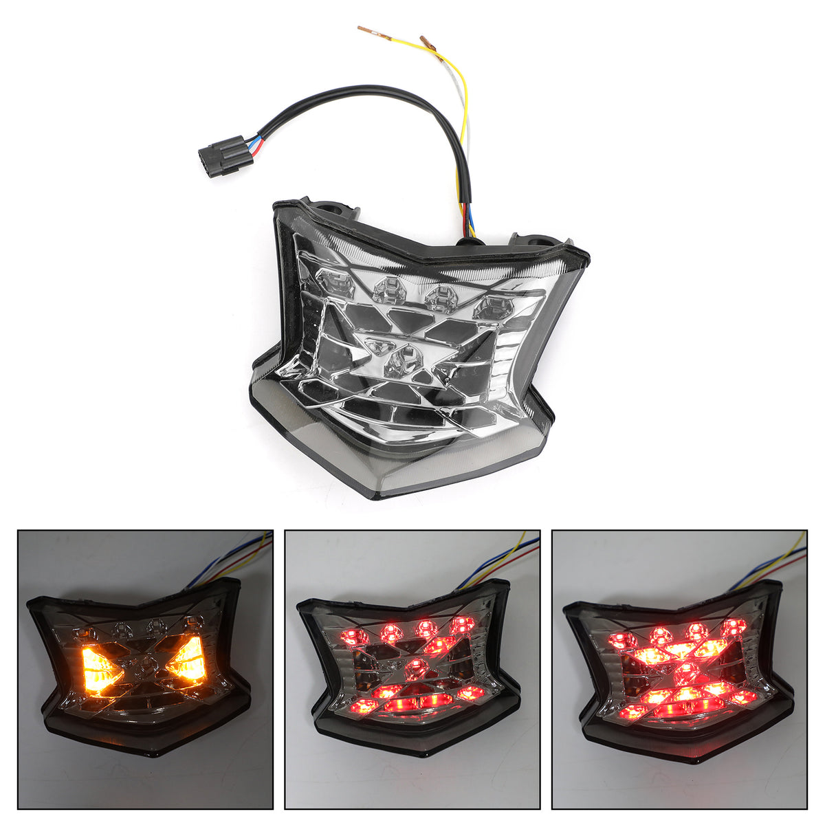 2017-2024 Kawasaki Z900 LED Brake Turn Signals Taillight Generic
