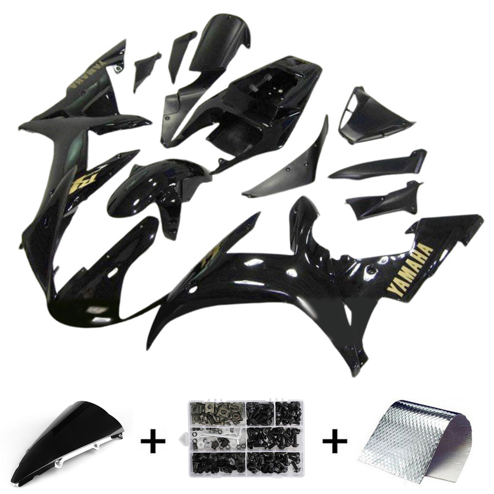 2002-2003 Yamaha YZF 1000 R1 Injectiekuipset Carrosserie Kunststof ABS