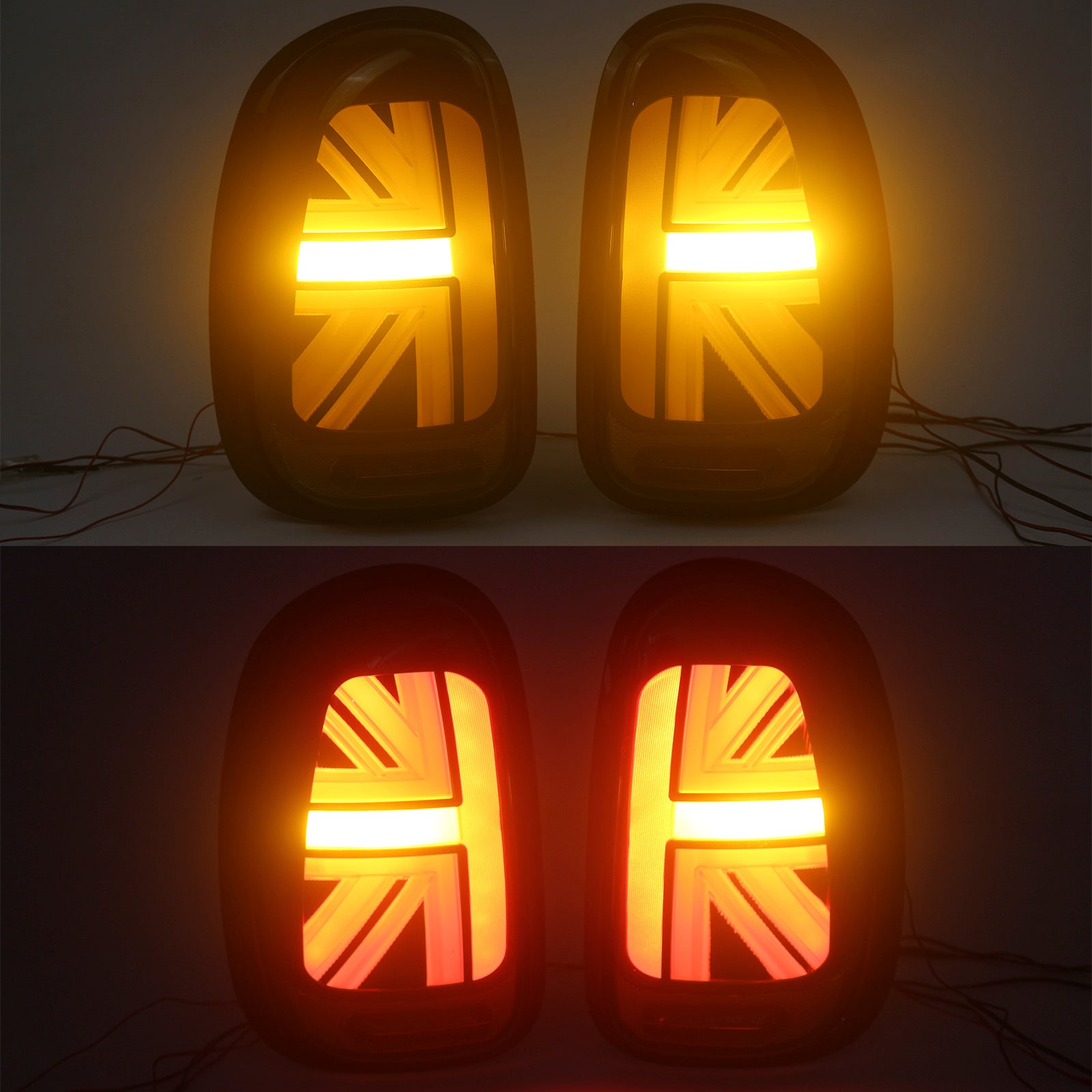 L&Zadné svetlá R LED pre BMW MINI Countryman R60 2010-2016, dymové