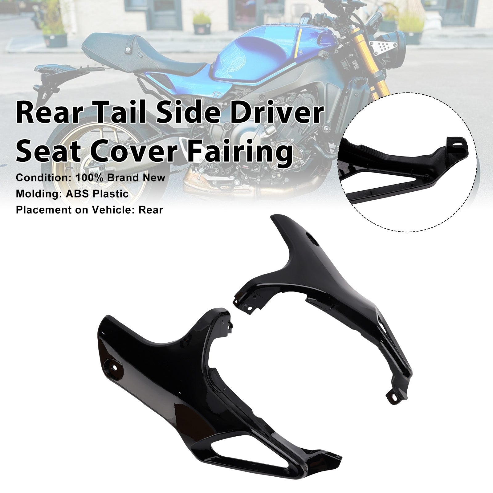 Side Seat Fairing Panel Cowl For Yamaha XSR900 2022-2026