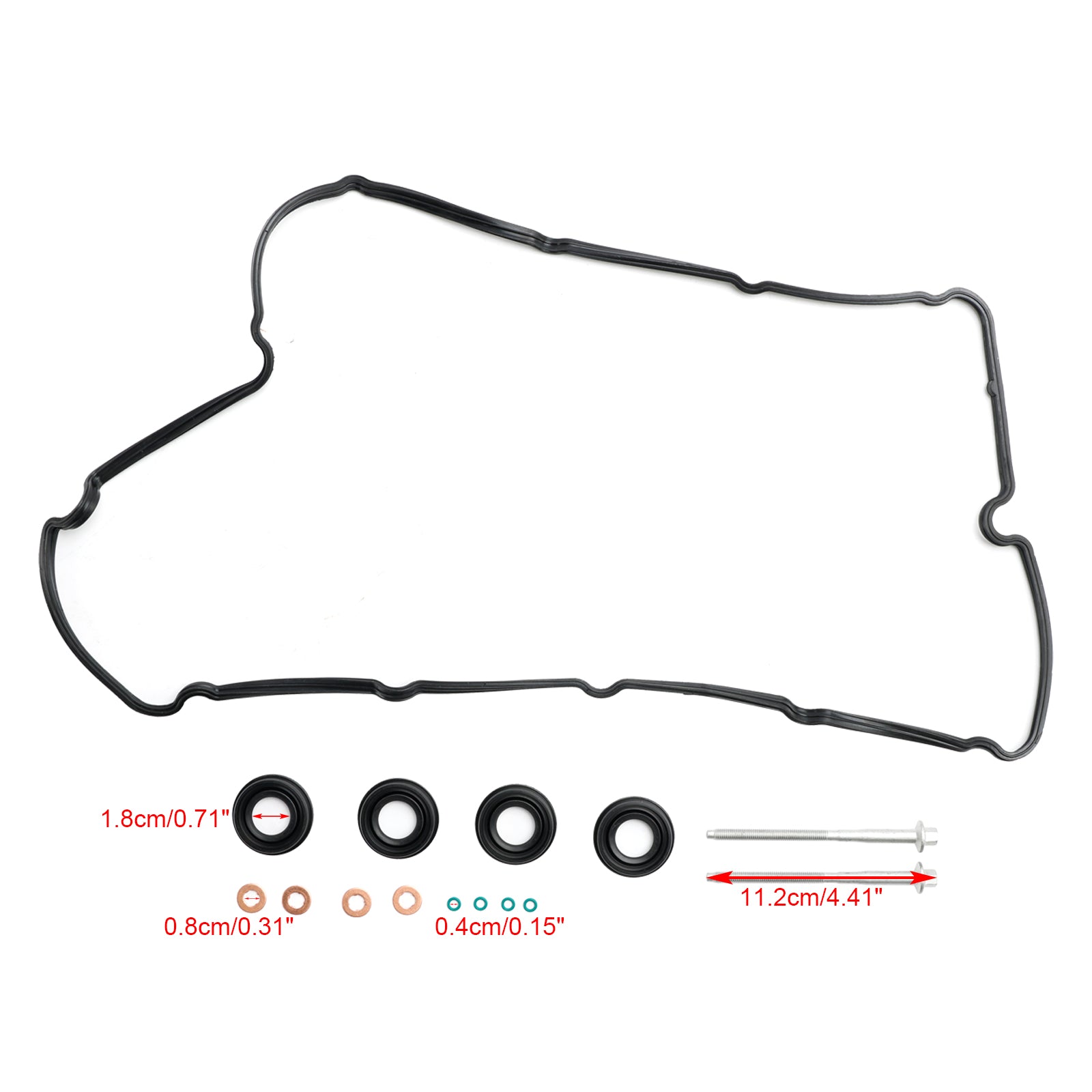 Joints d'injecteur boulons joint de couvercle de culbuteur 1372490 adapté à Ford Transit MK7 2.2 TDCI