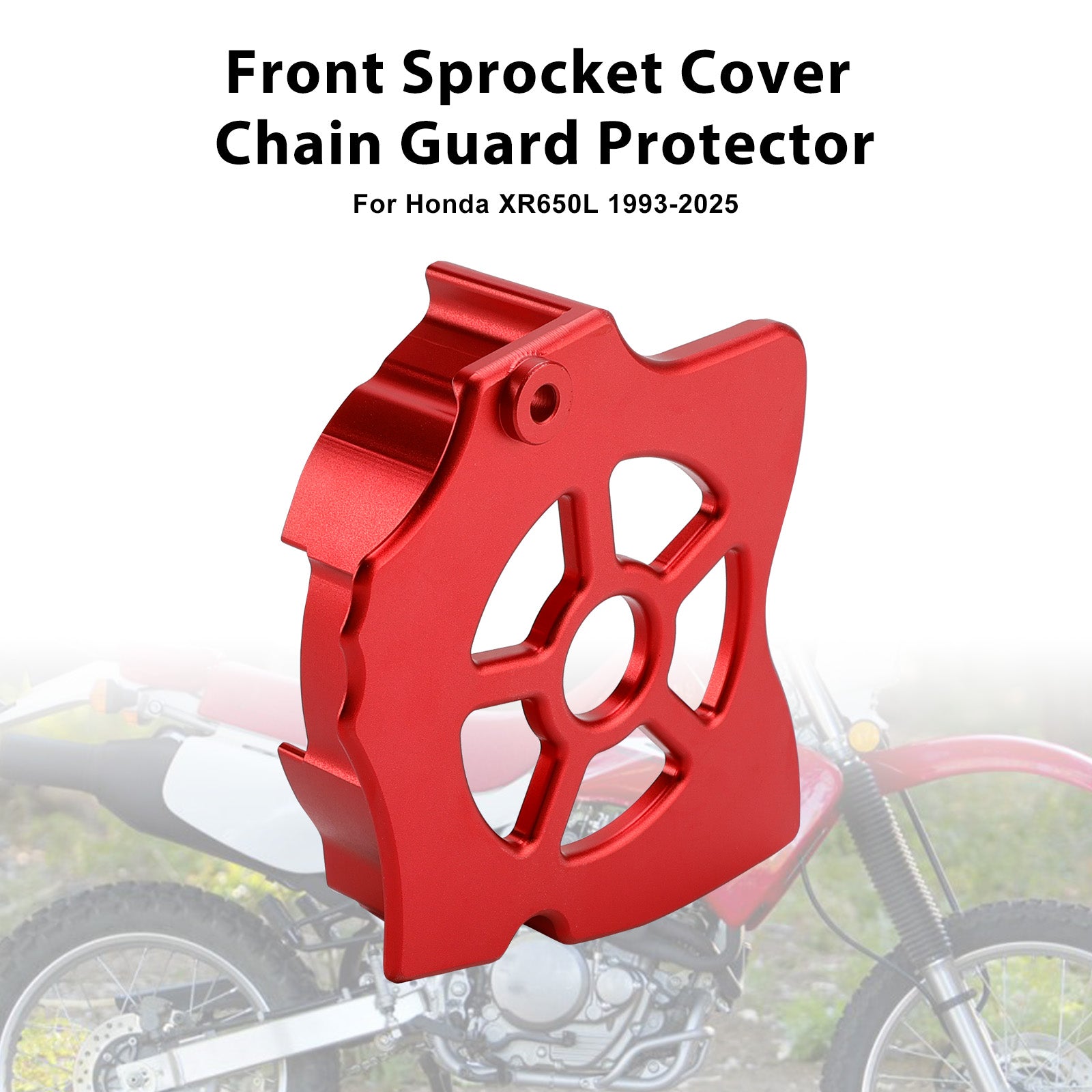 Front Sprocket Cover Chain Guard Protector For Honda XR650L 1993-2025