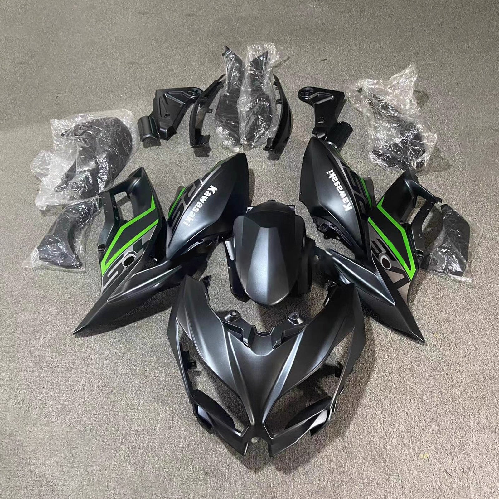 Kit carena iniezione carrozzeria in plastica ABS adatta per Kawasaki Versys 650 2015-2021