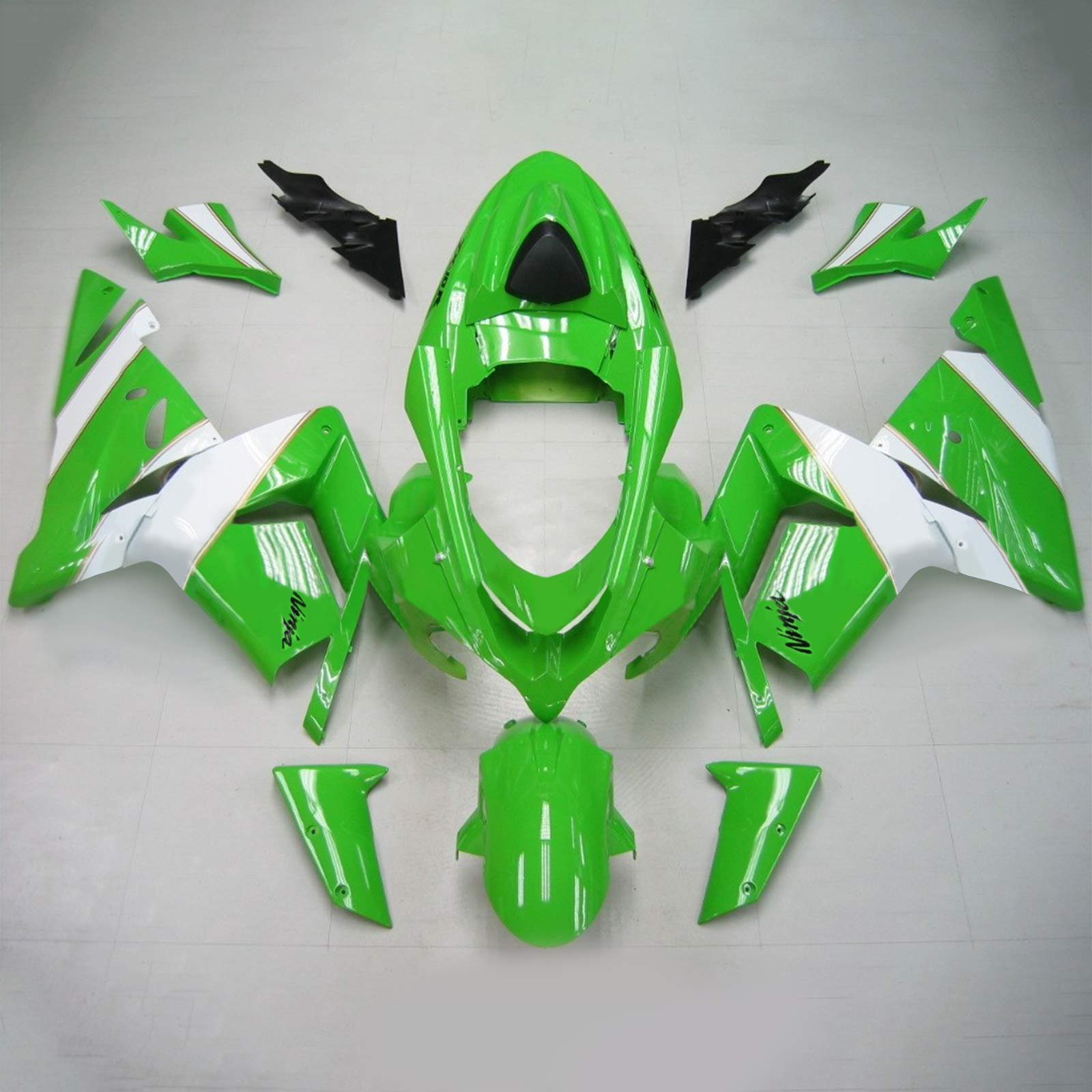 2004-2005 KAWASAKI ZX10R AMOTOPART INJECTION KIT CAURING BODLWORD PLASTIQUE ABS # 124