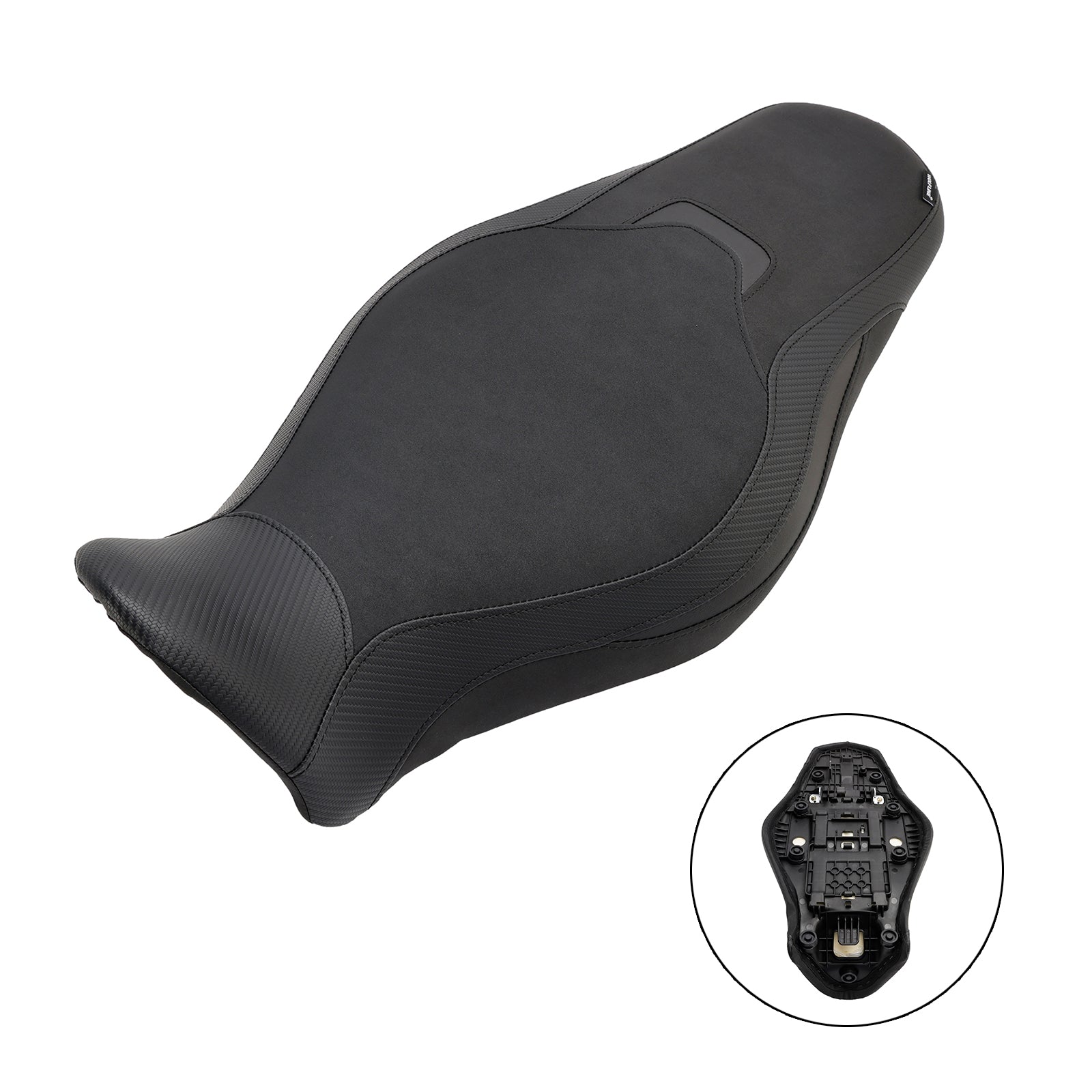2021-2023 Yamaha Mt-09 Mt-09Sp Asiento del pasajero delantero Cojín trasero Gris
