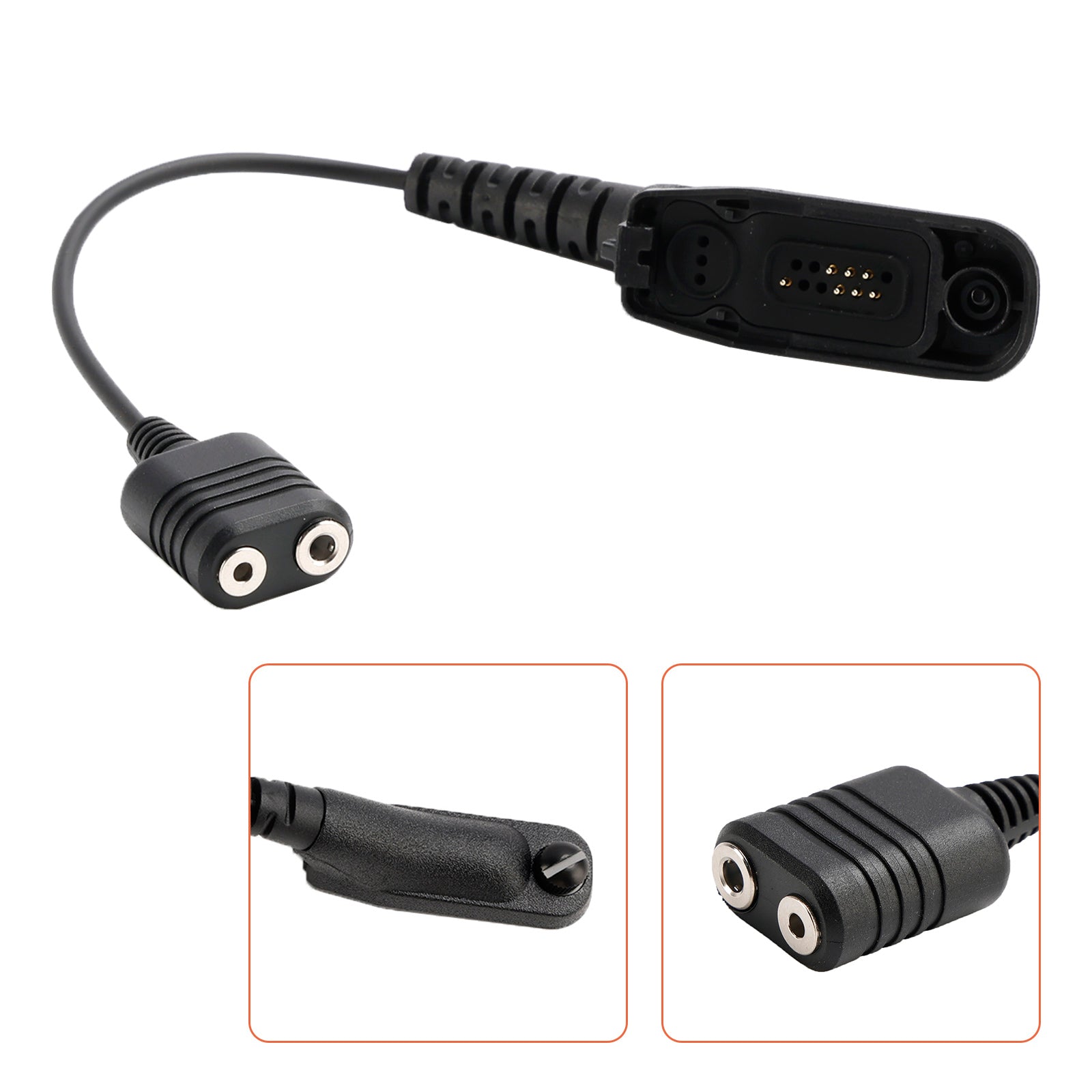 K Interface Headset Port Converter Cable för XPR6380 XIR P8208 DP3401 DGP6150