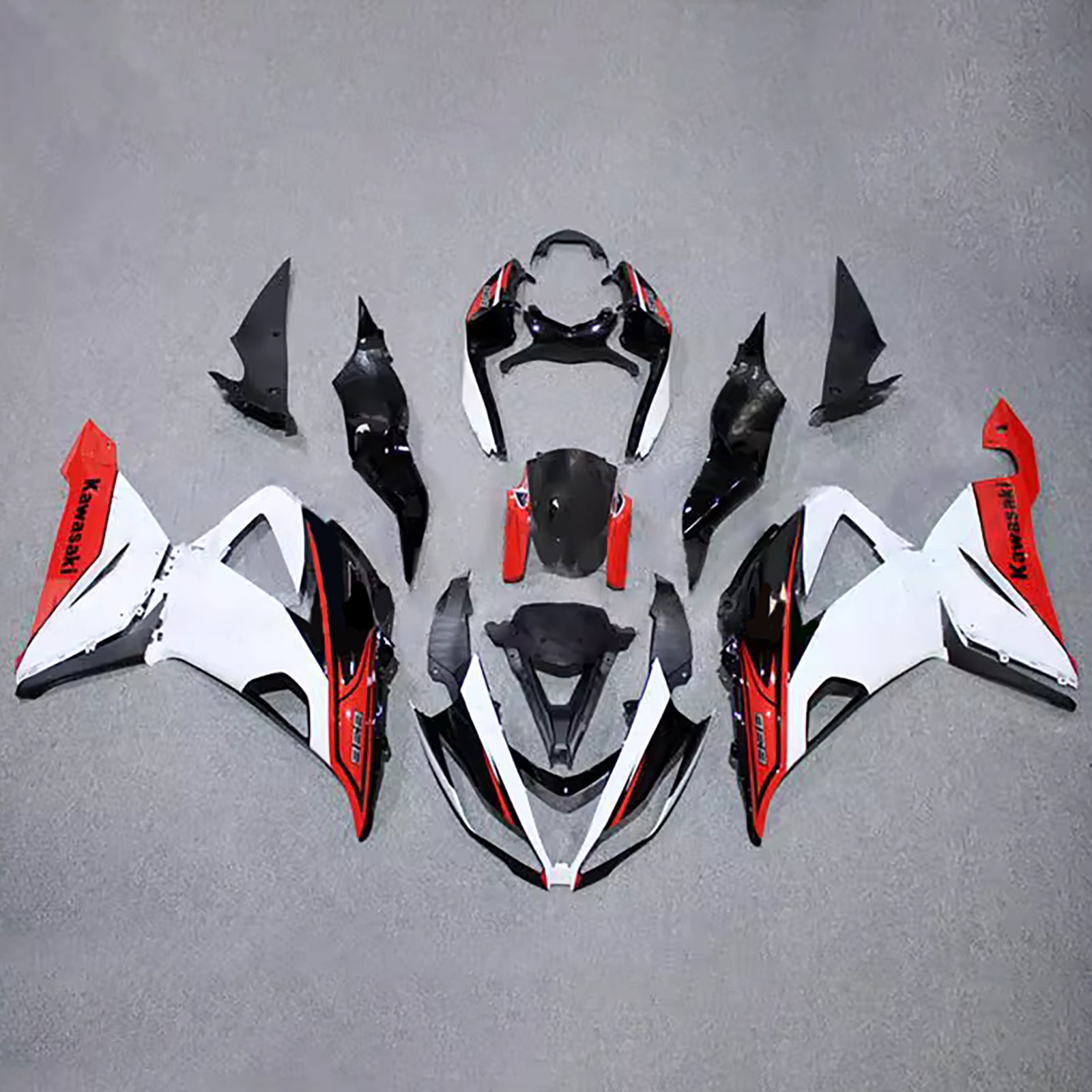 Kit carena iniezione carrozzeria in plastica ABS adatta per Kawasaki ZX6R 636 2013-2018