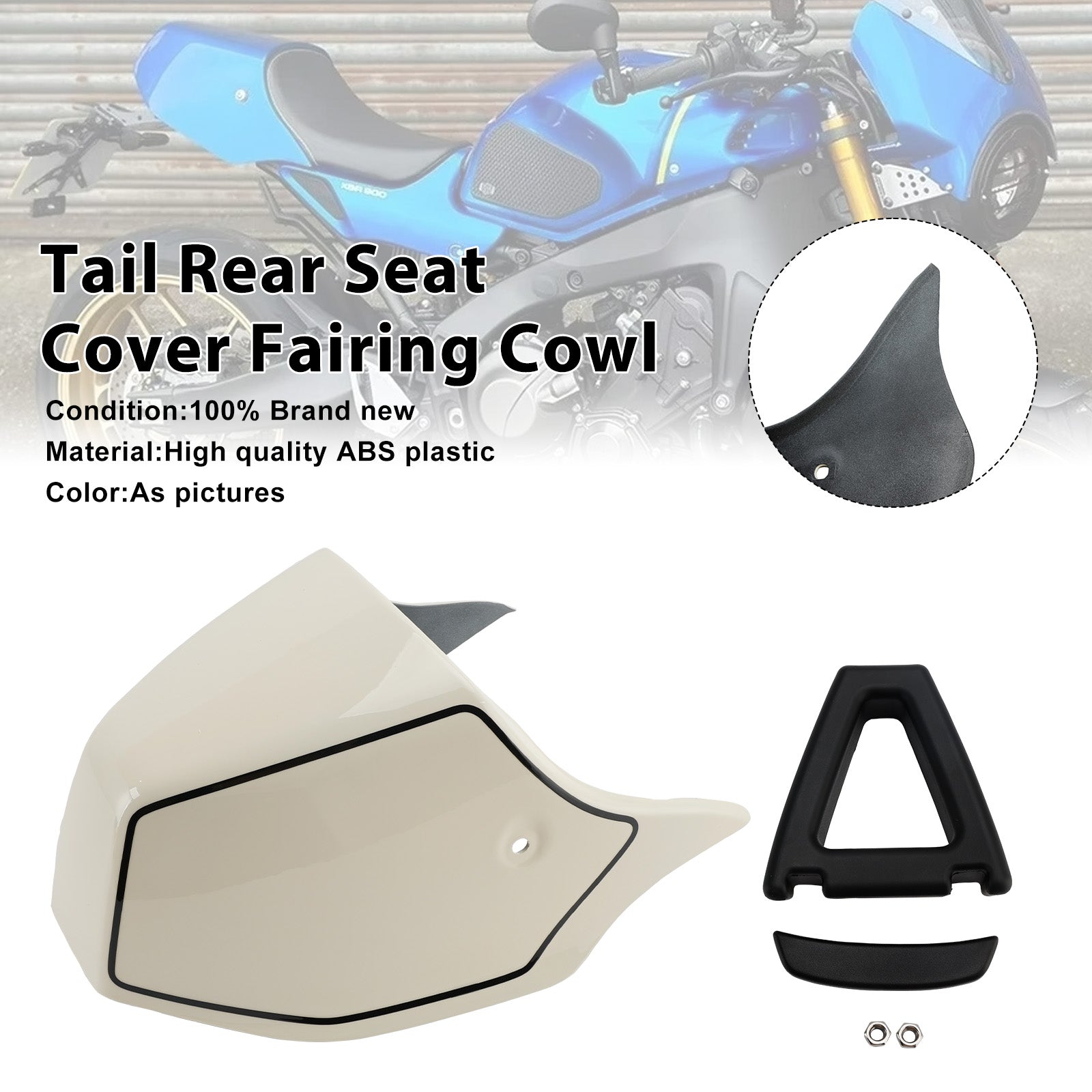 Housse de carénage de siège arrière pour Yamaha XSR900 2022 – 2025