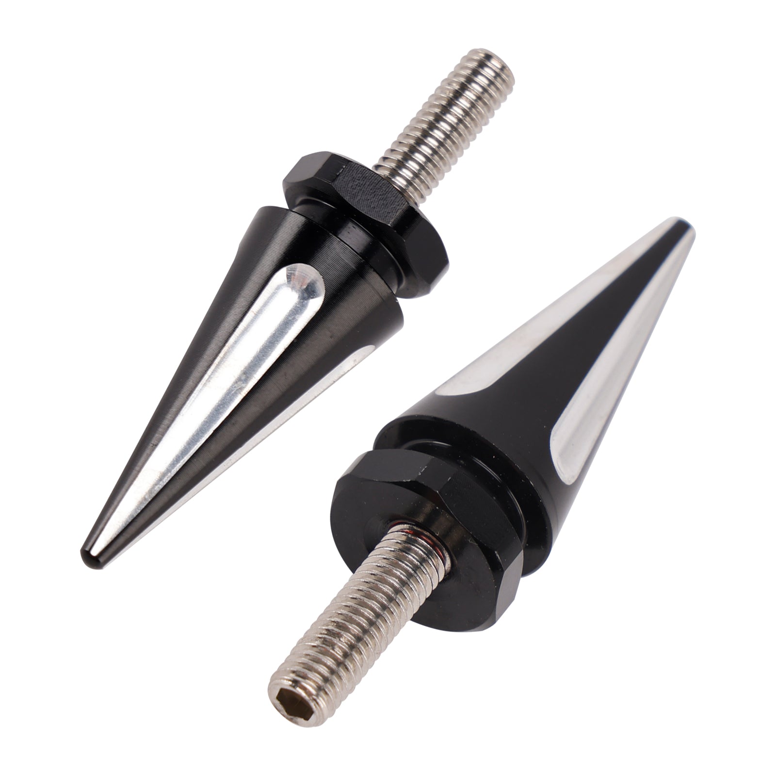 4x zwarte spikes voorruitkuipbouten voor Touring Road Glide FLTR 2015 - 2025