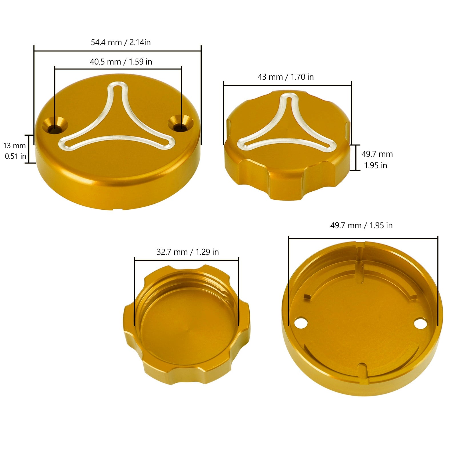 Ducati Monster 900 937 1000 1100 1200 S4R CNC remkoppeling reservoirdop