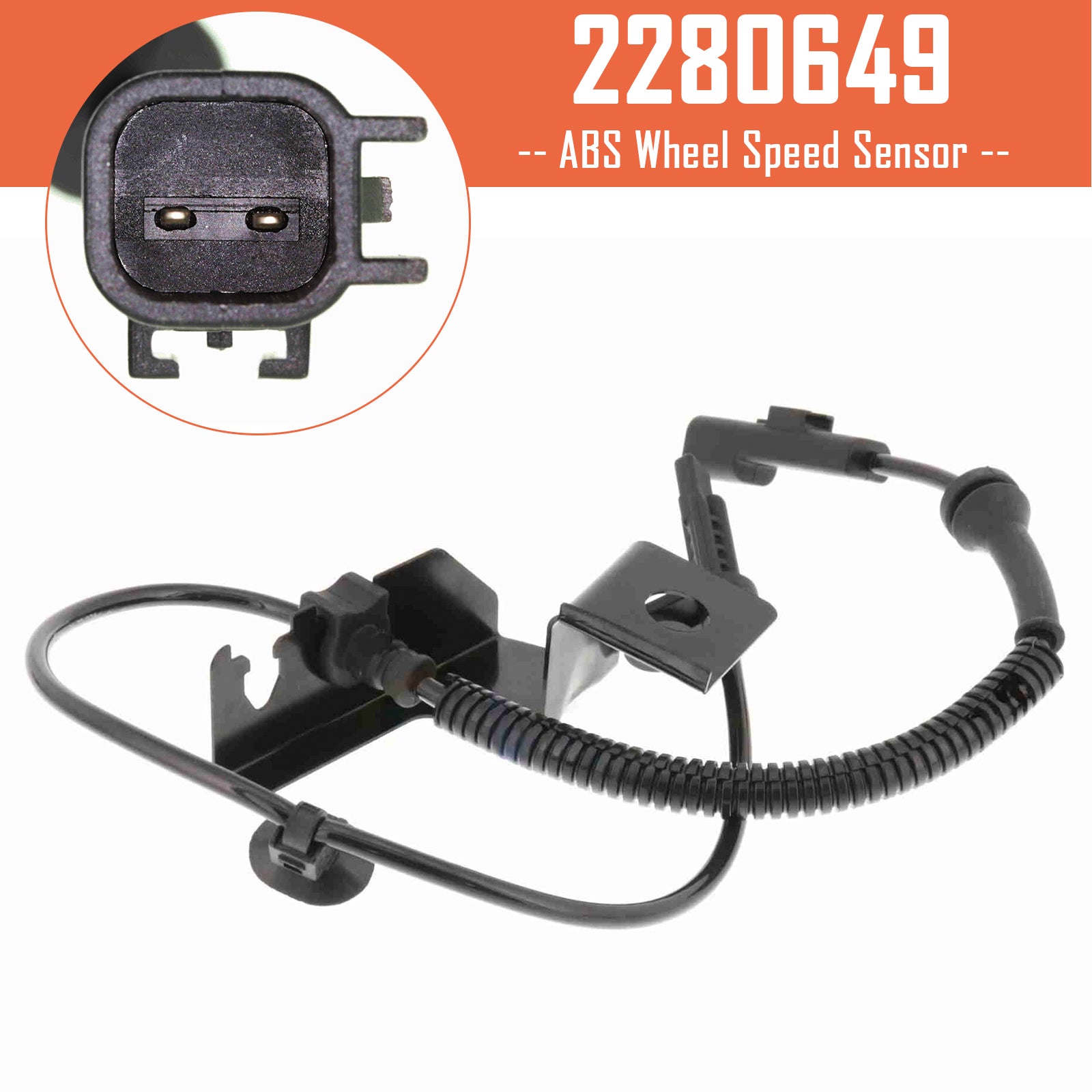 2015-up Ford Galaxy III (CK), S-Max capteur de vitesse de roue ABS avant droit 2280649 2504175 J1GC2C204A3A