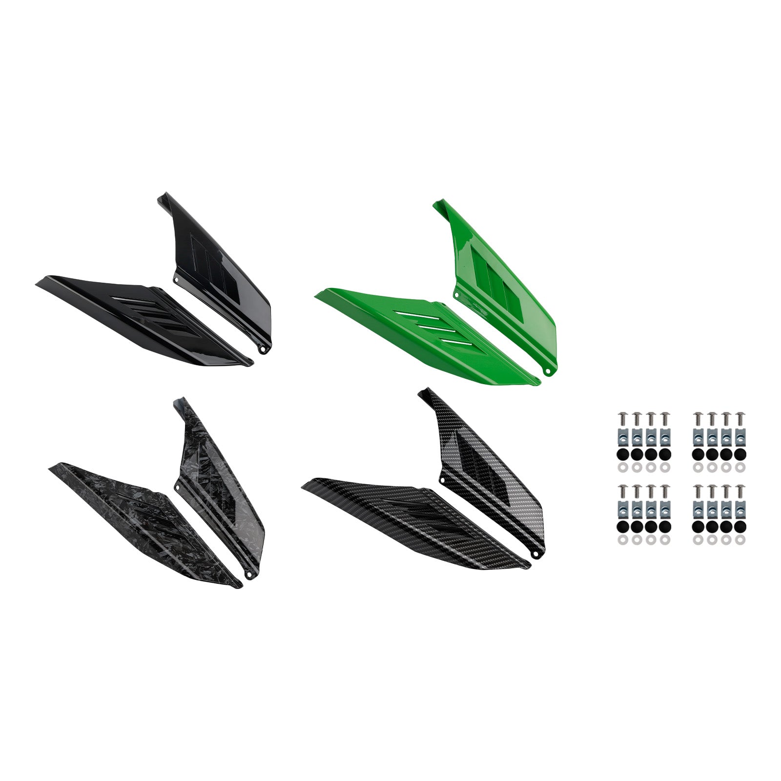2023-2025 Kawasaki NINJA ZX-4R ZX-4RR Carénage d'aile arrière à aile fixe