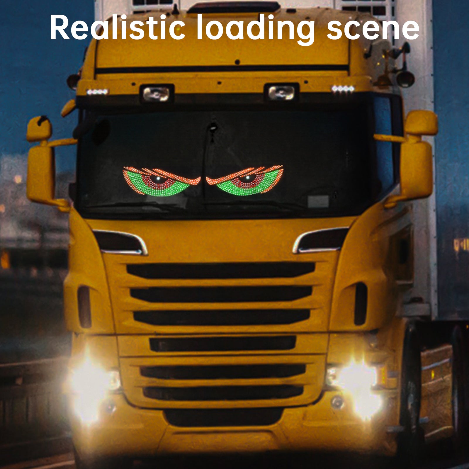 LED-scherm Devil's Eye Car Eye Light Truck Dynamisch LED-licht